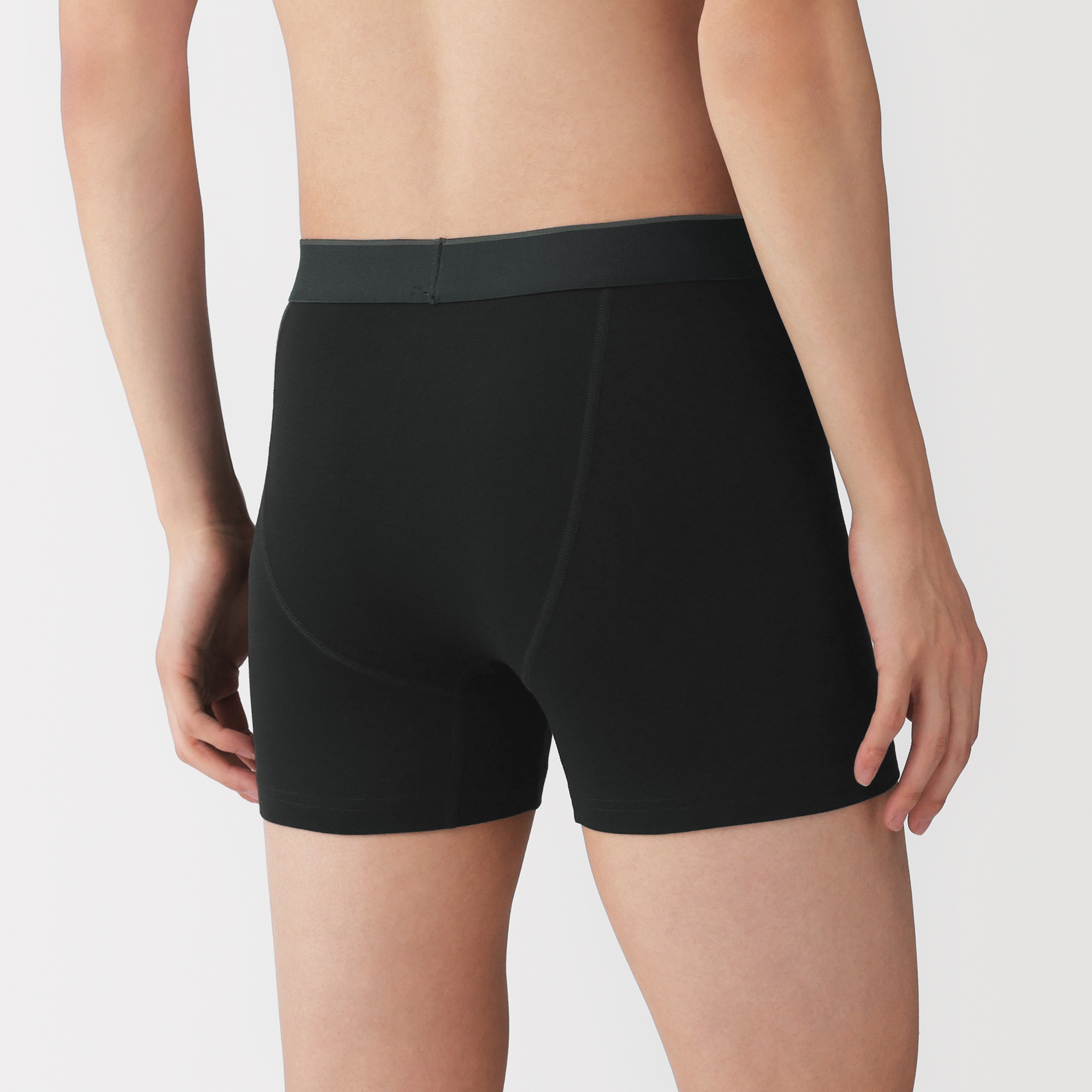 M's Lyocell blended Front open boxer briefs