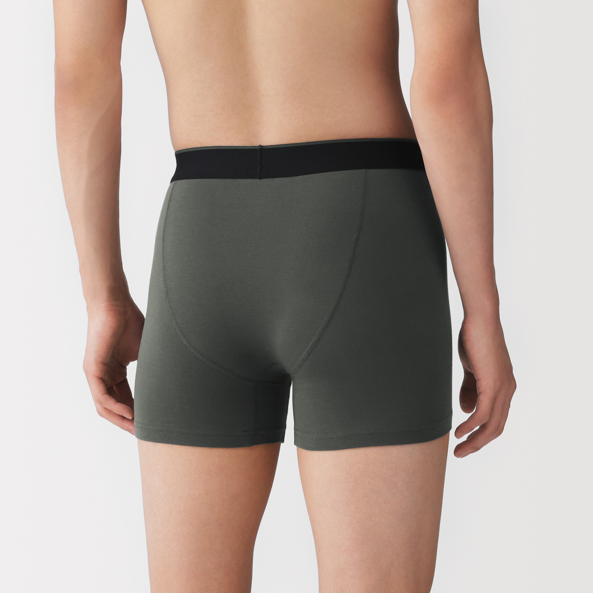 M's Lyocell blended Front open boxer briefs