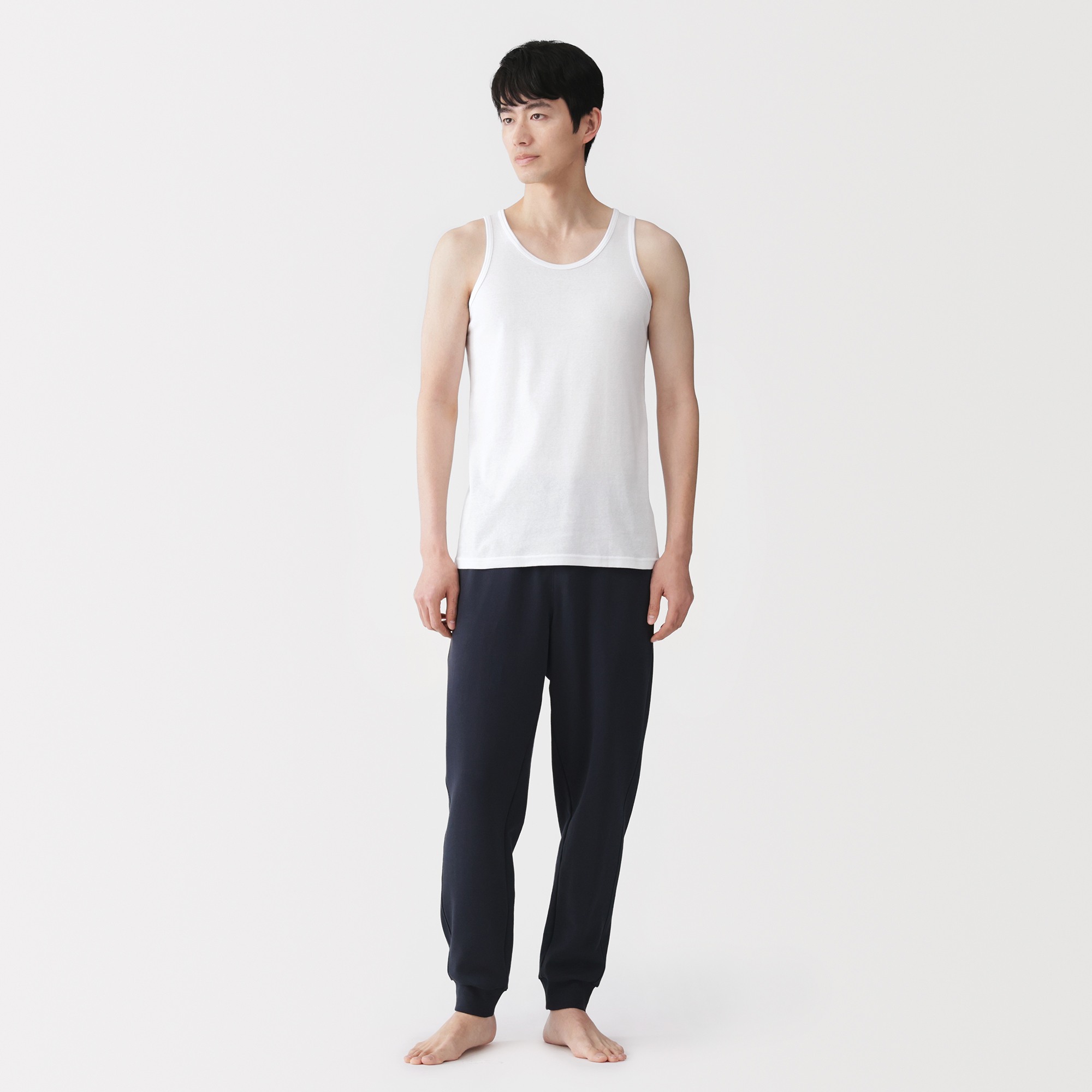 M's Moisture wicking cotton tank top