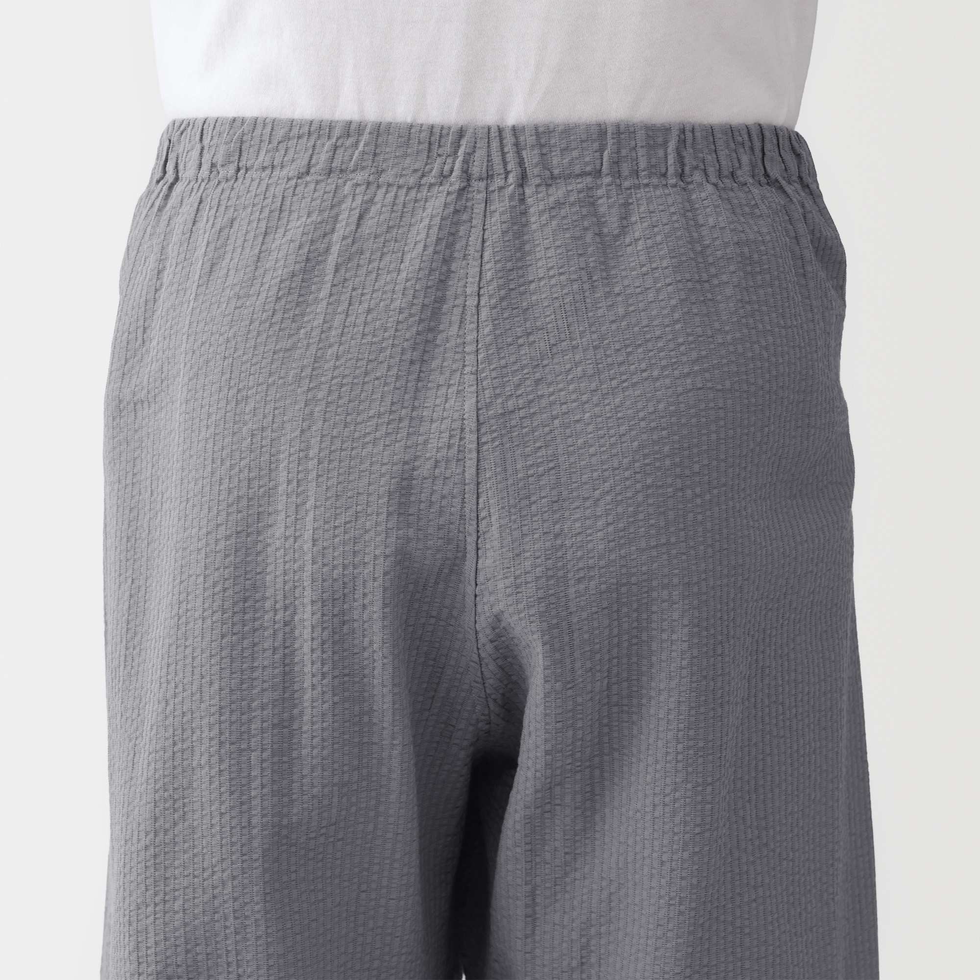 M's Airy seersucker S/Slv pajamas