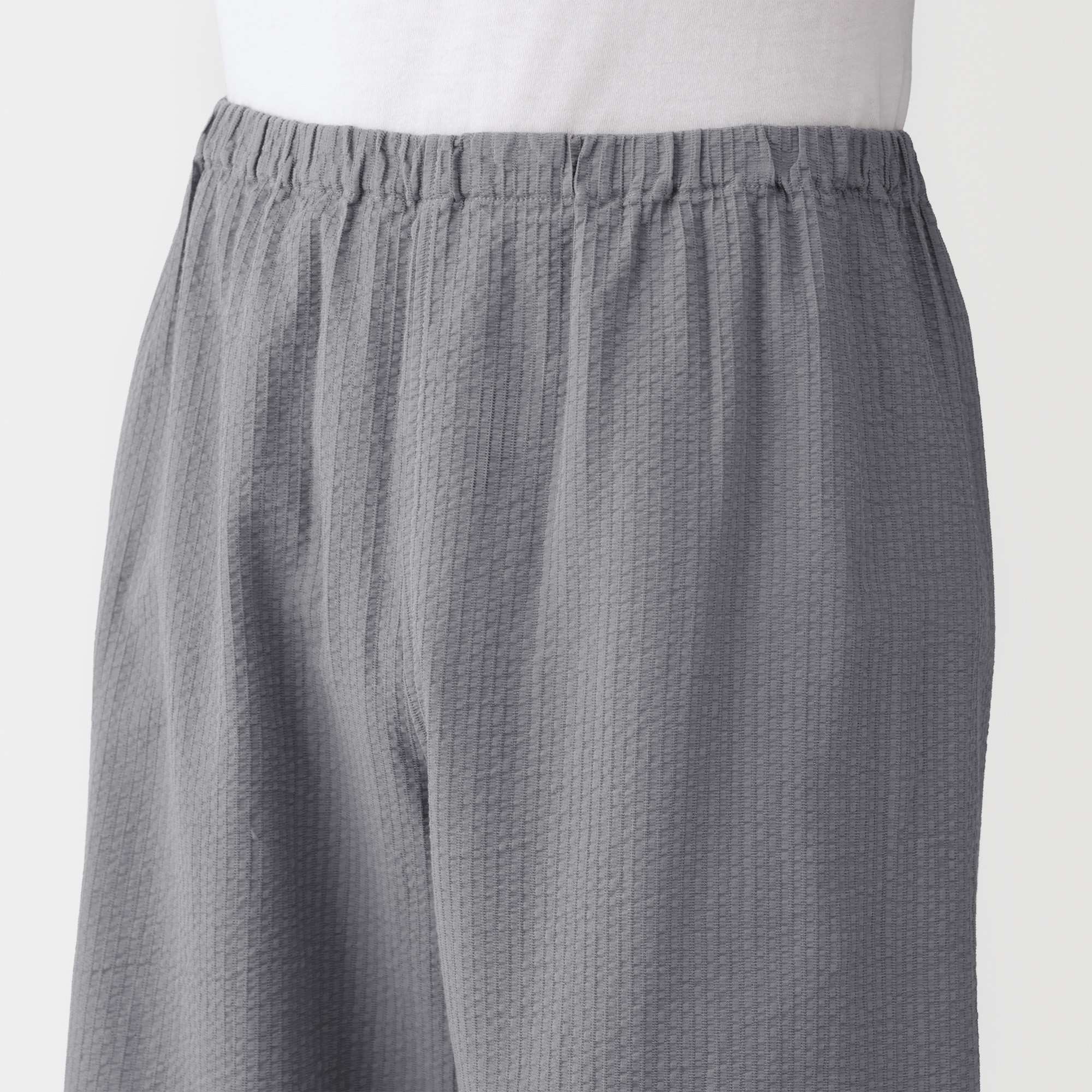 M's Airy seersucker S/Slv pajamas