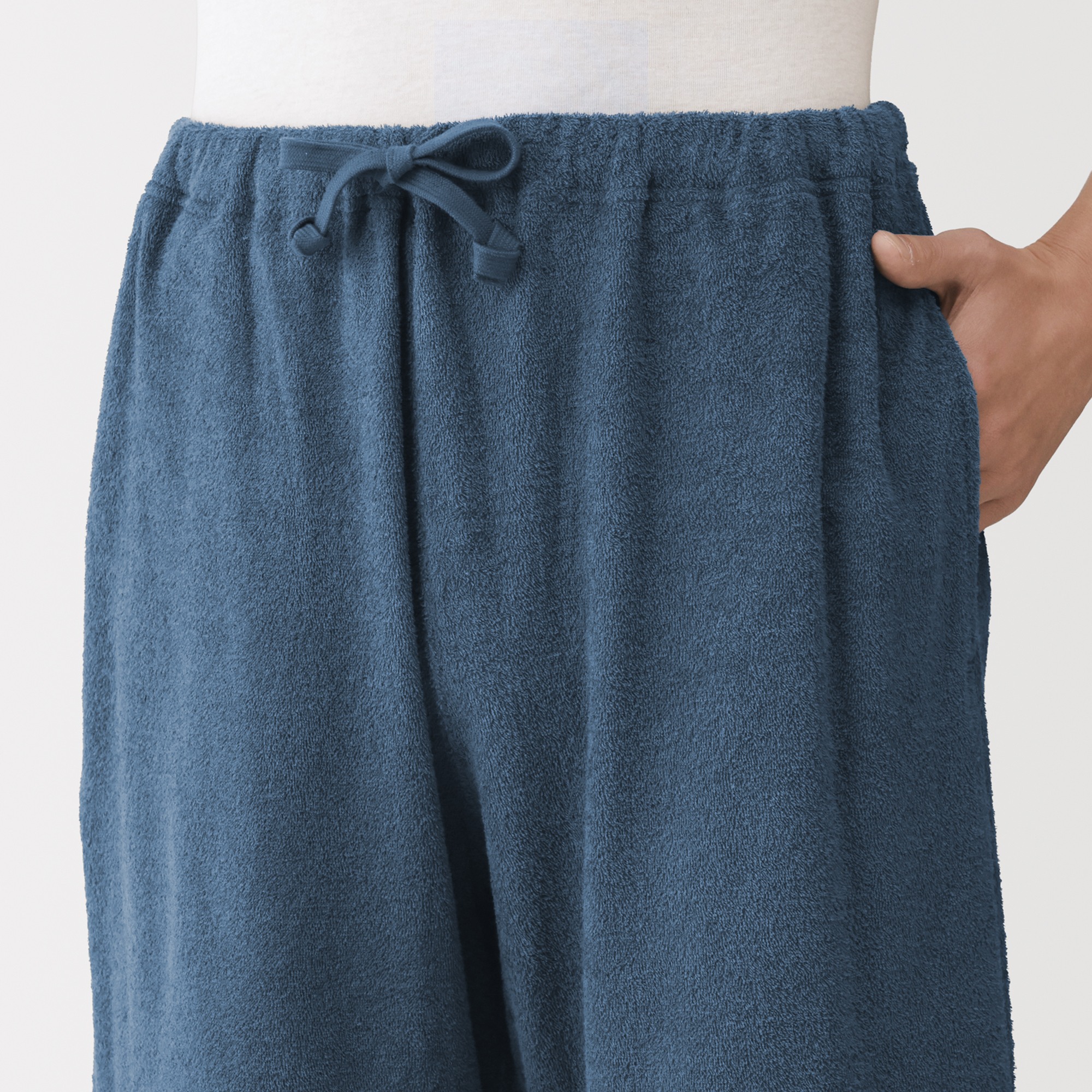 M's Wearable piled towel S/Slv loungewear set