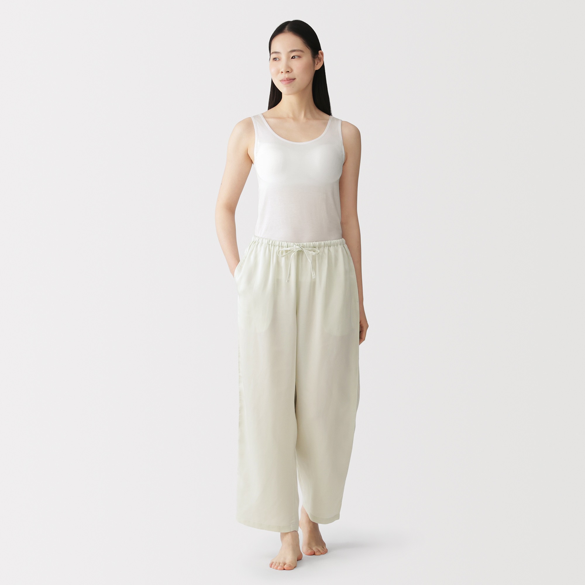 W's Lyocell blended bra tank top