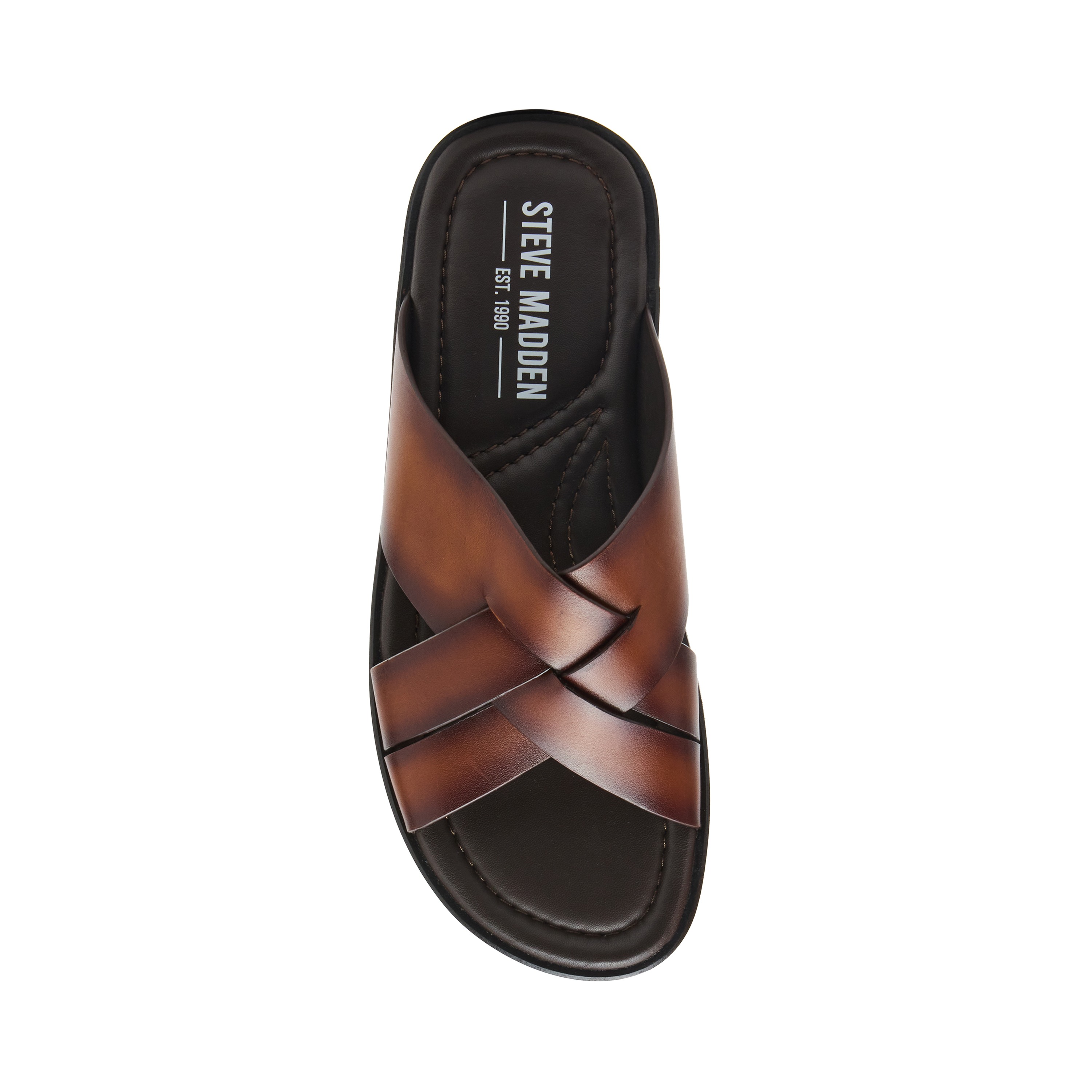 Arend Tan Leather Sliders