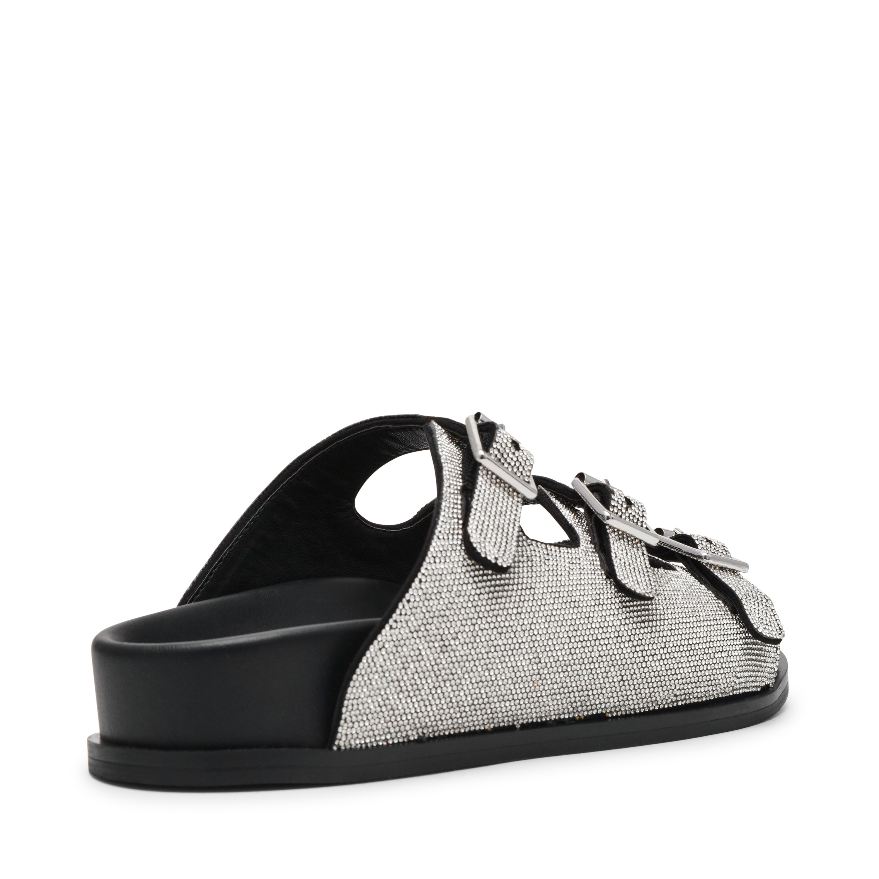 Easy-Peazy-Rin Rhinestone Flat Sandals