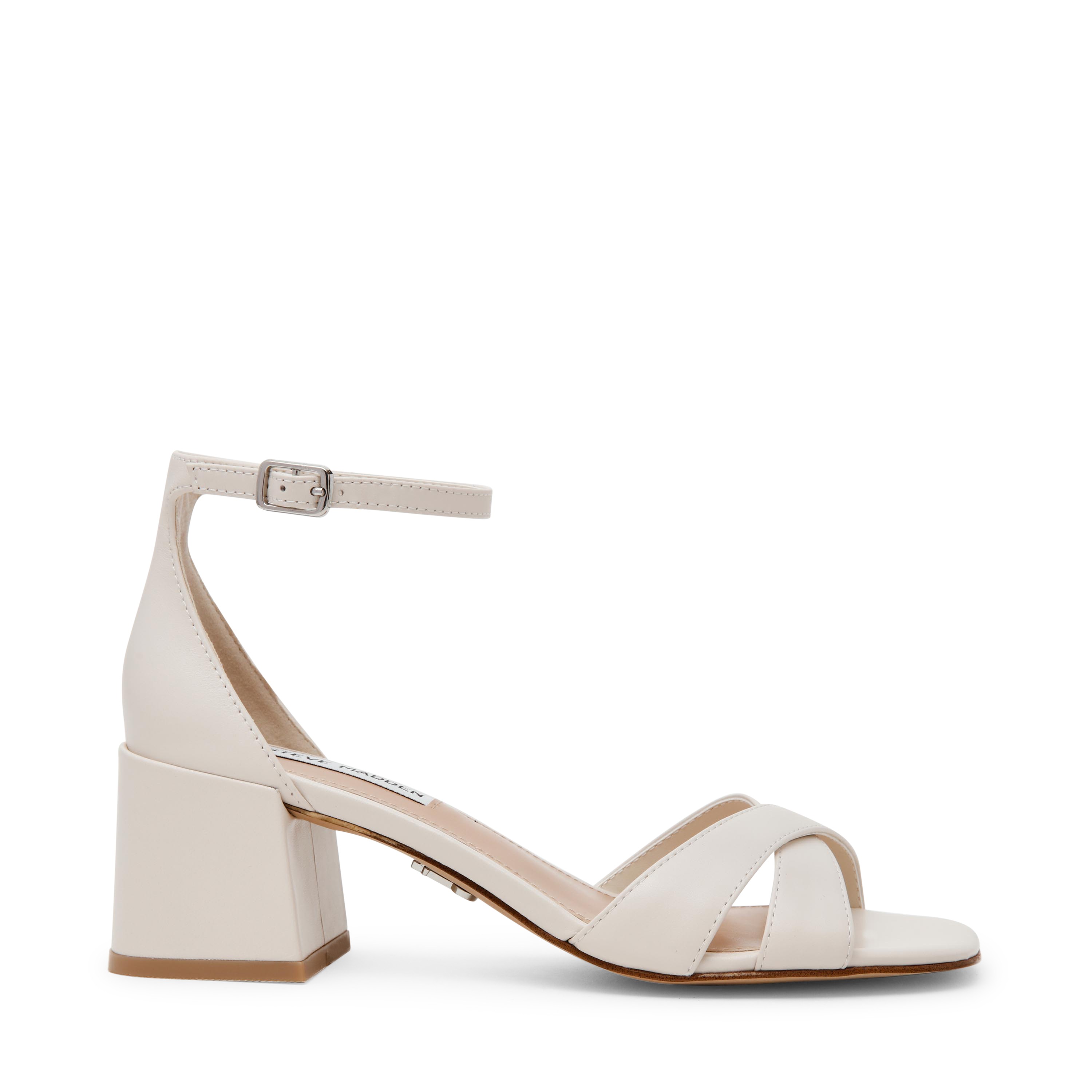 Fergie-In Bone Leather Heel Sandals