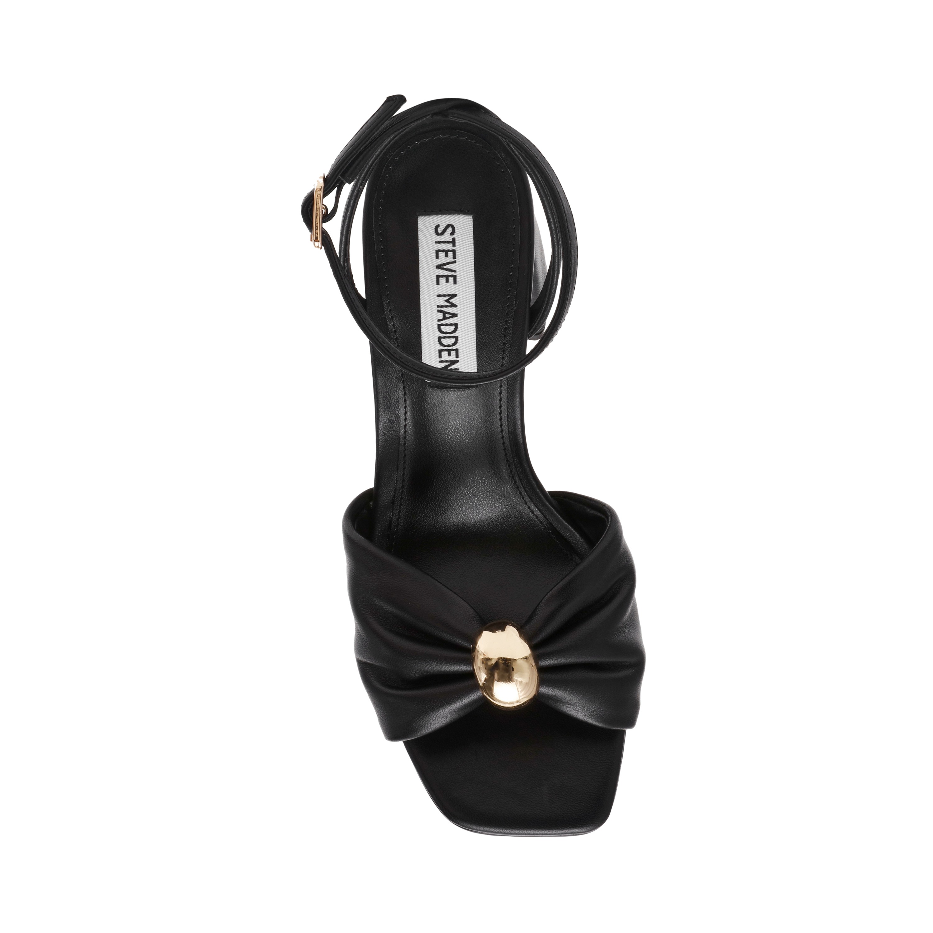 MELADI-IN Black Heel Sandals