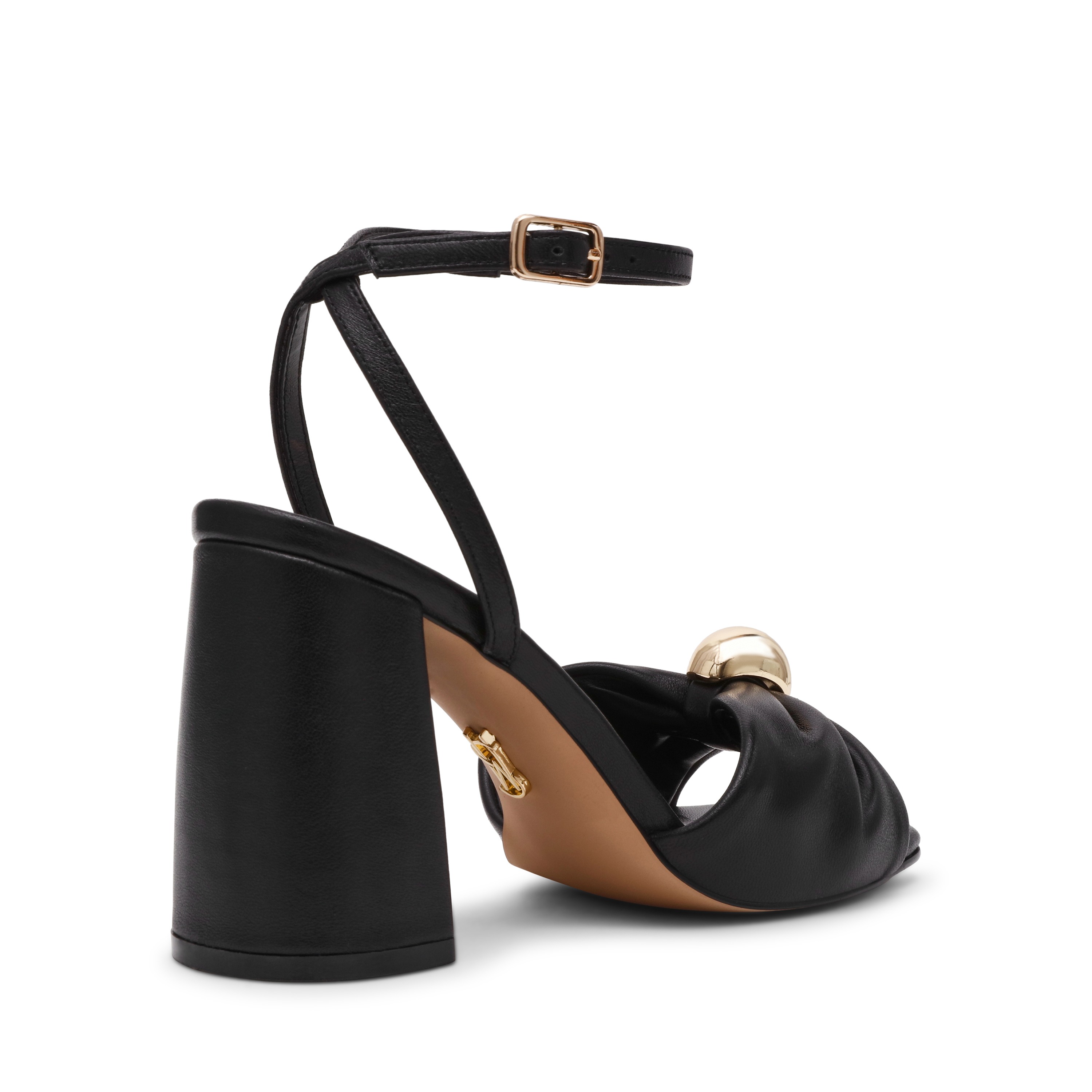 MELADI-IN Black Heel Sandals