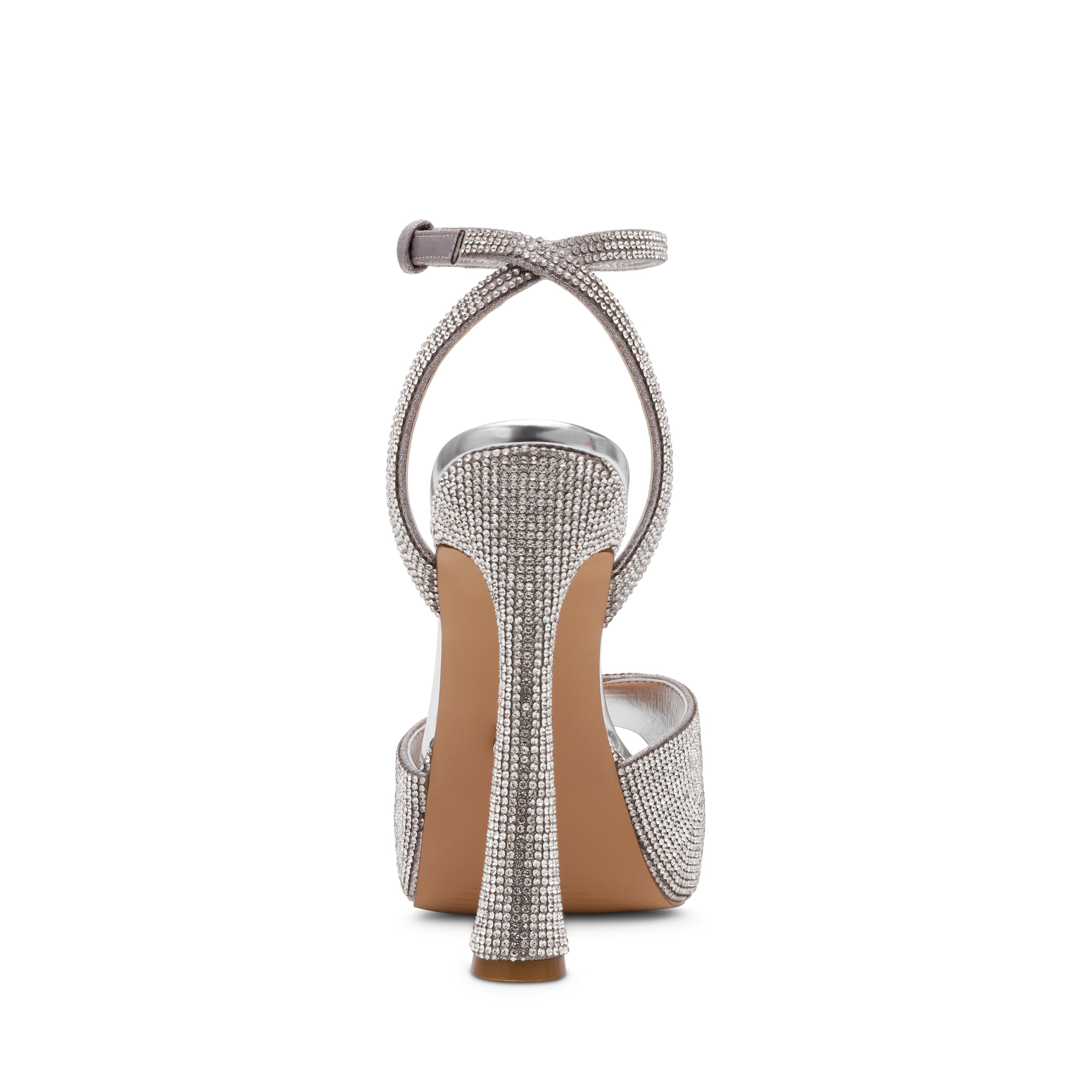 Sass-R-In Rhinestone Heel Sandals
