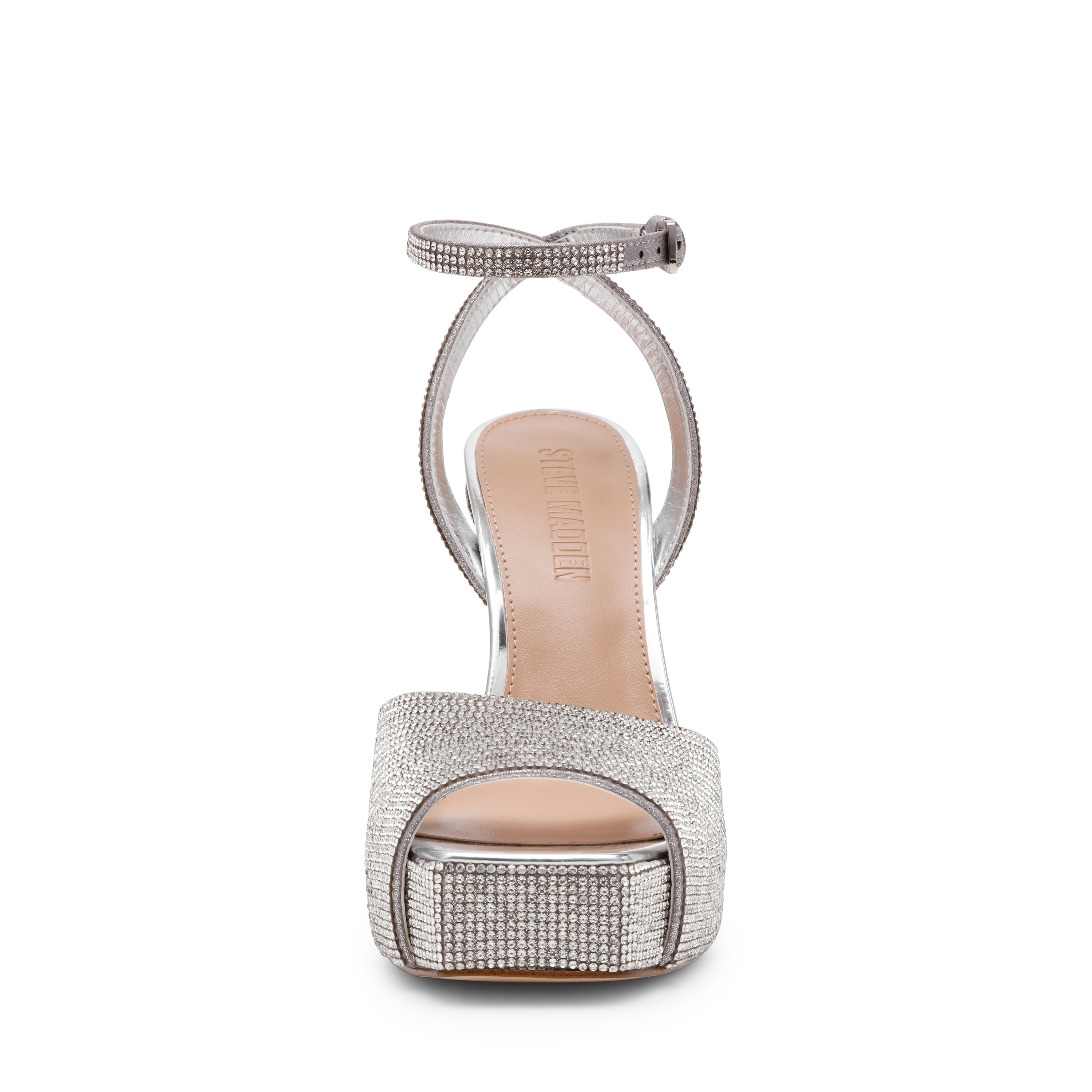 Sass-R-In Rhinestone Heel Sandals