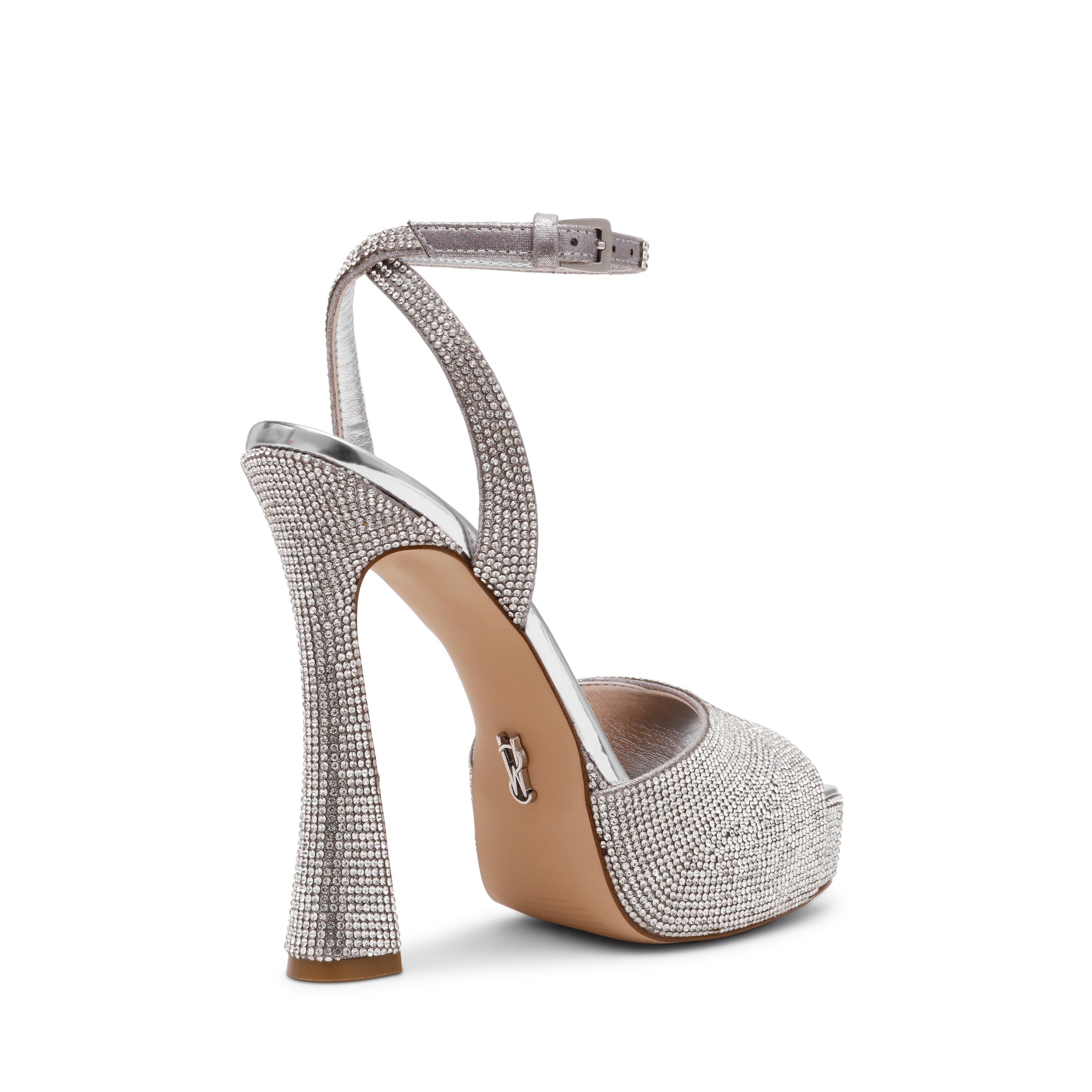 Sass-R-In Rhinestone Heel Sandals