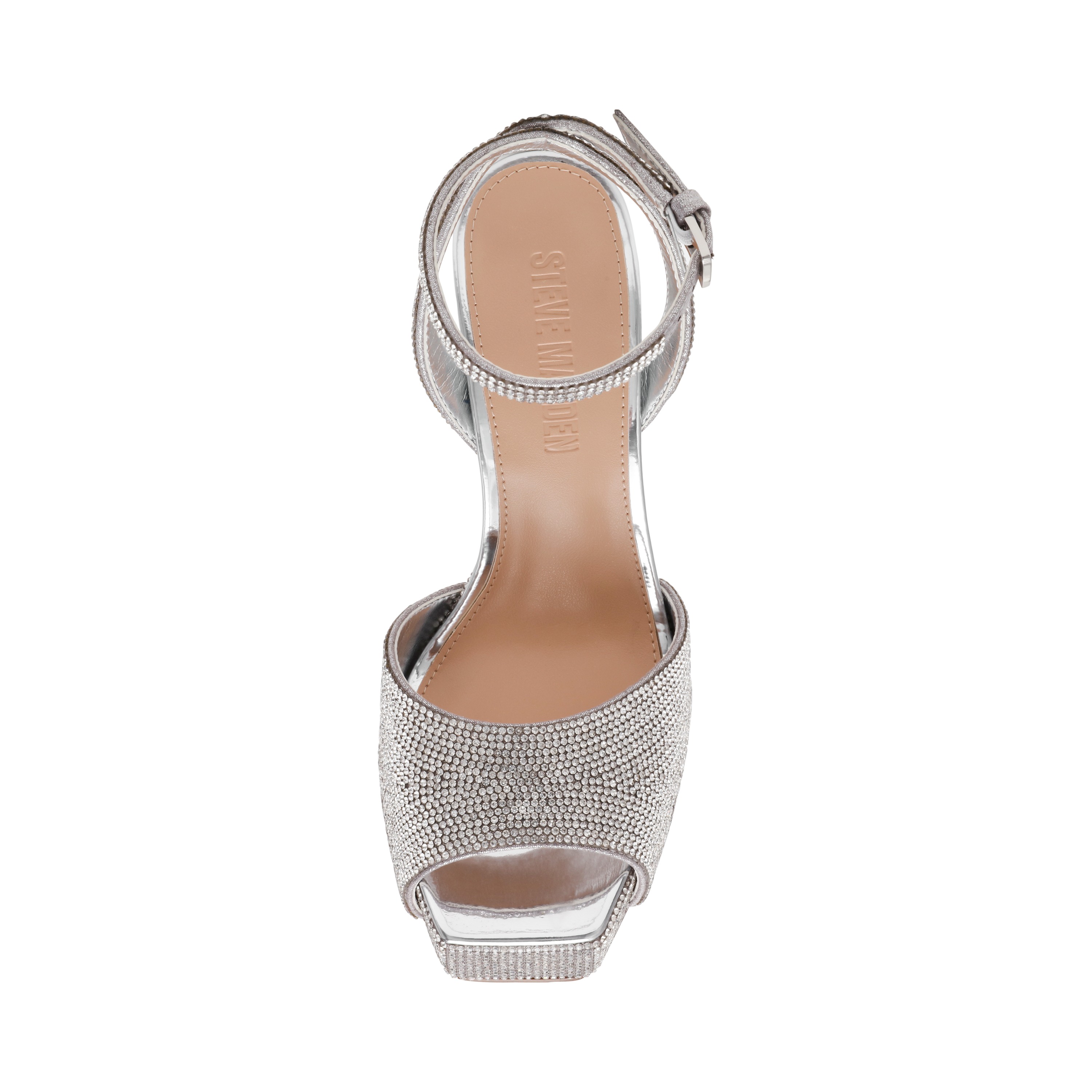 Sass-R-In Rhinestone Heel Sandals