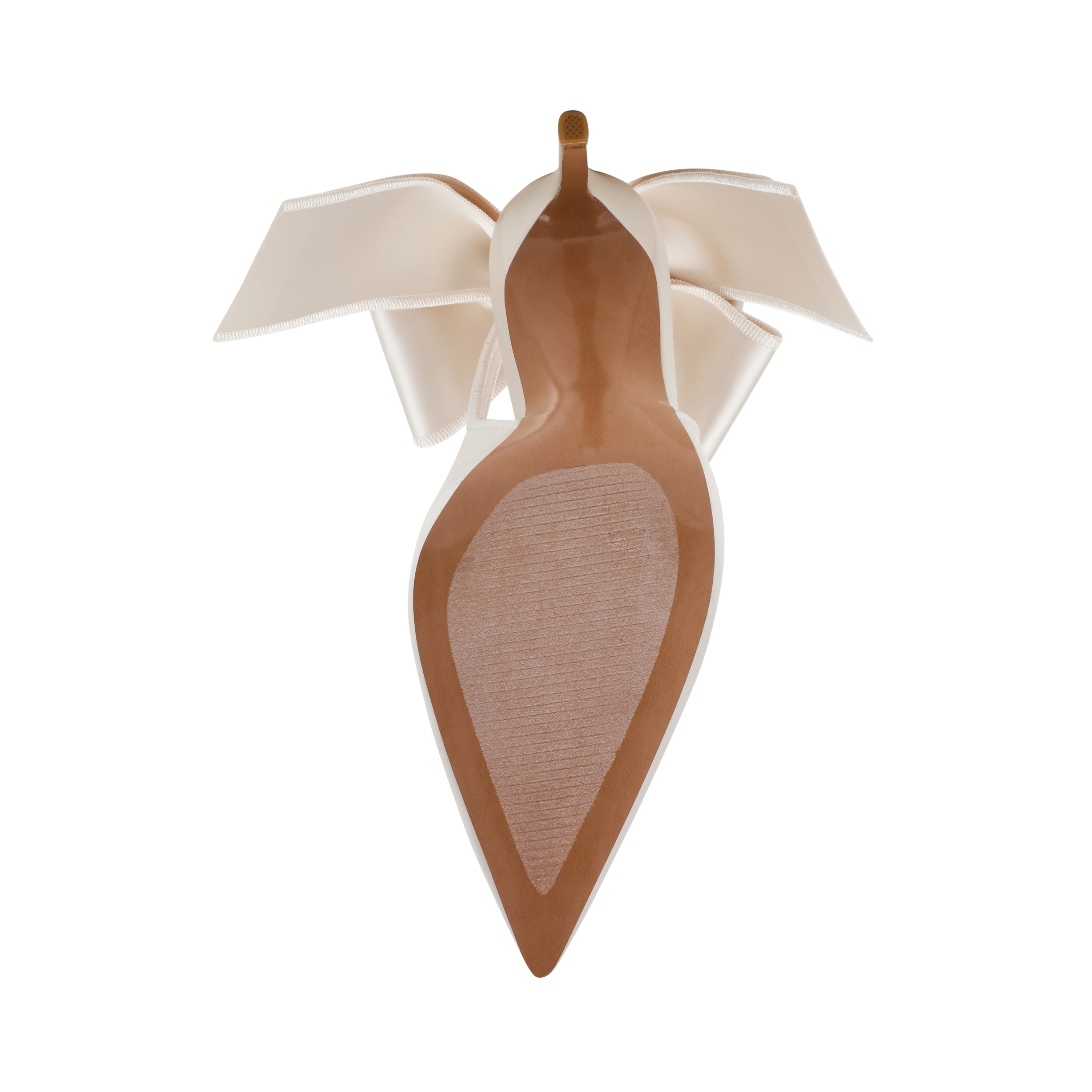 Teacup-In Ivory Satin Platform Pumps