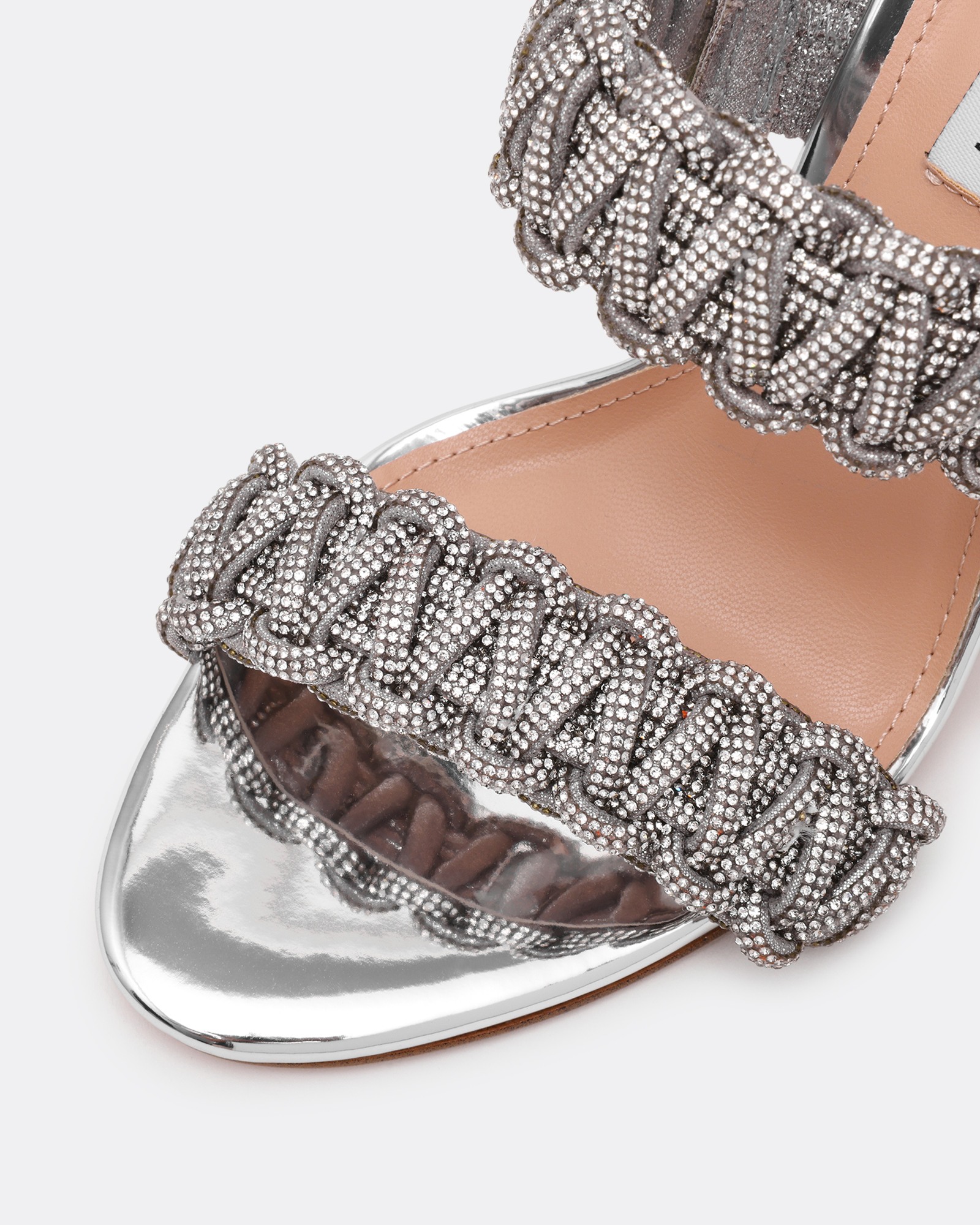 THERESIA-IN Silver Heel Sandals