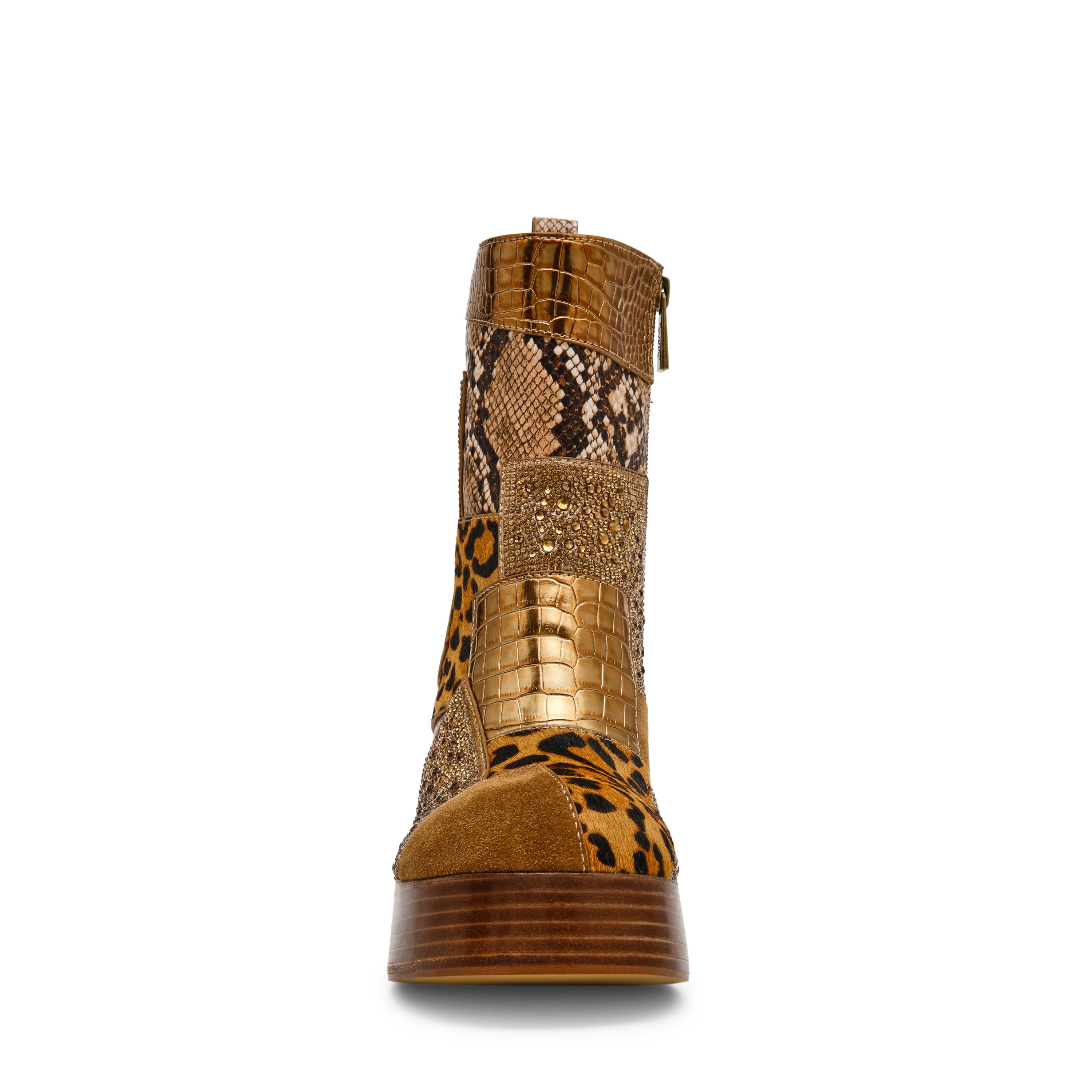 Monsta Gold Multi Dress Bootie