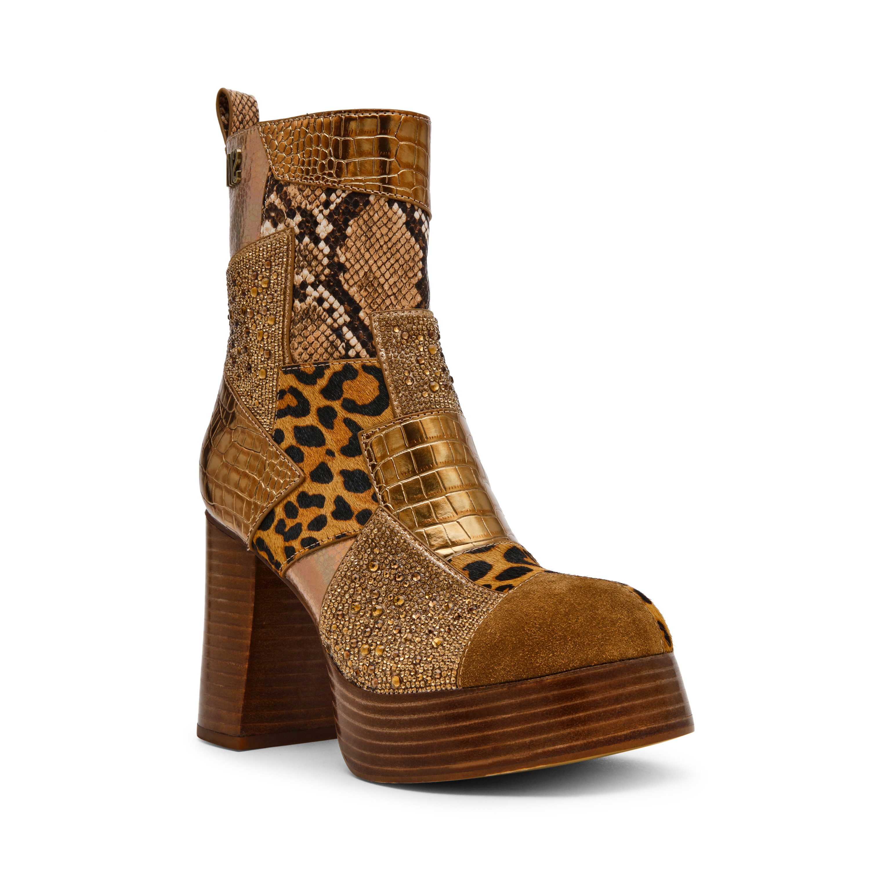 Monsta Gold Multi Dress Bootie