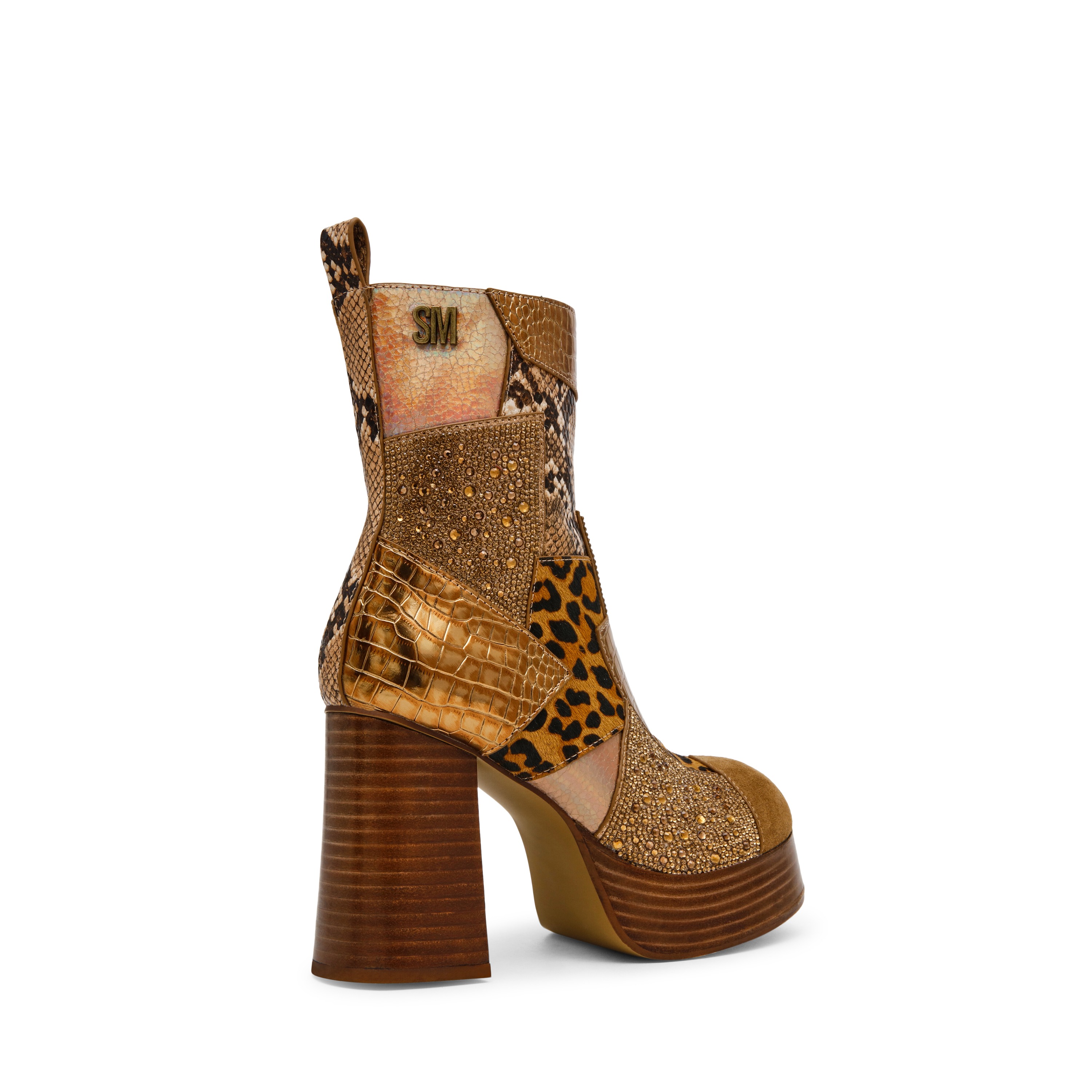 Monsta Gold Multi Dress Bootie