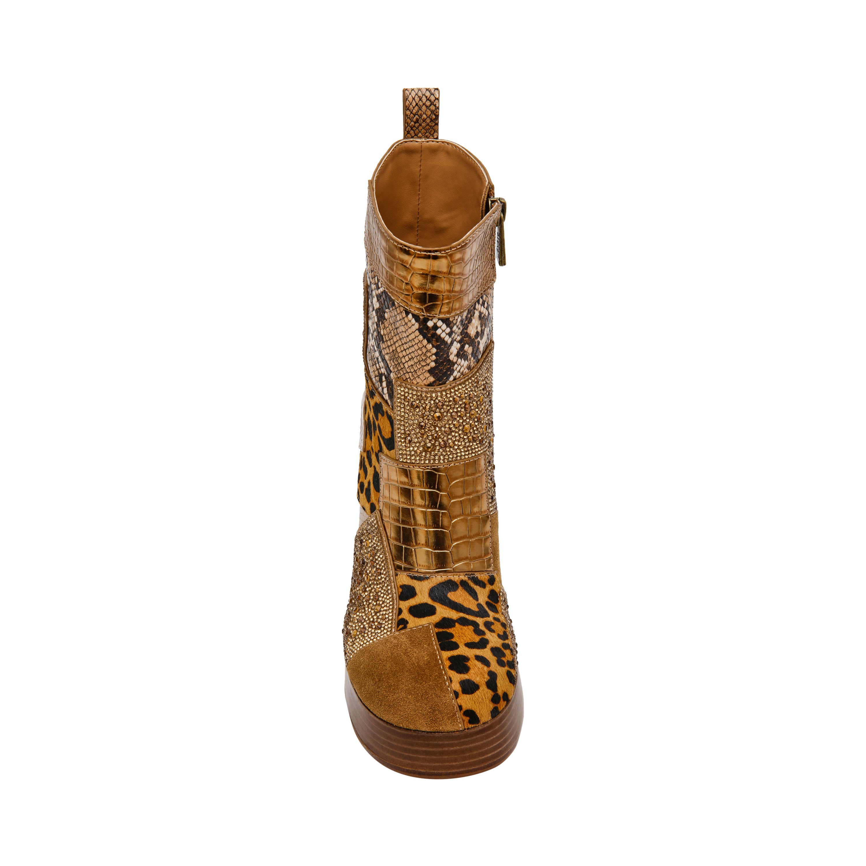 Monsta Gold Multi Dress Bootie