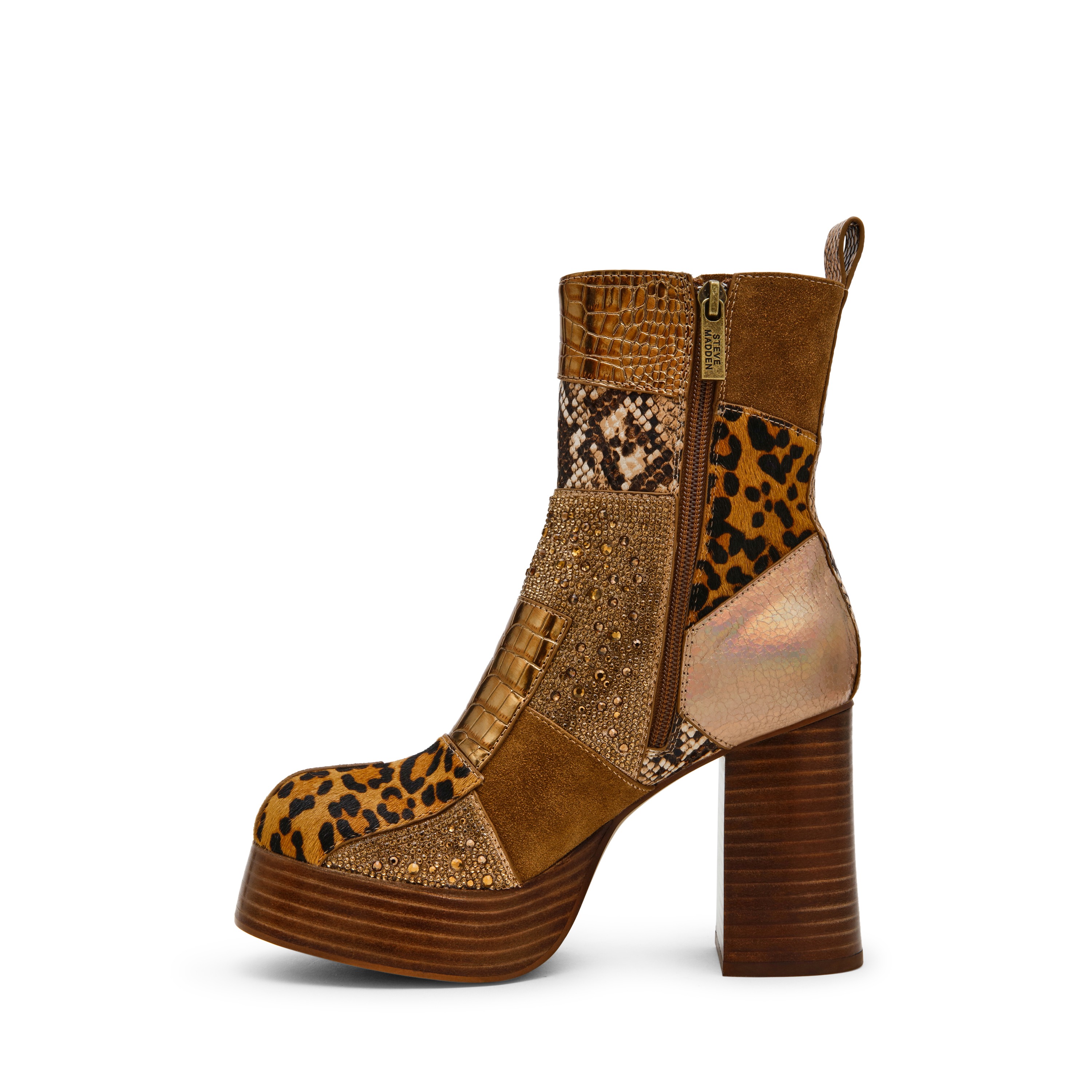 Monsta Gold Multi Dress Bootie