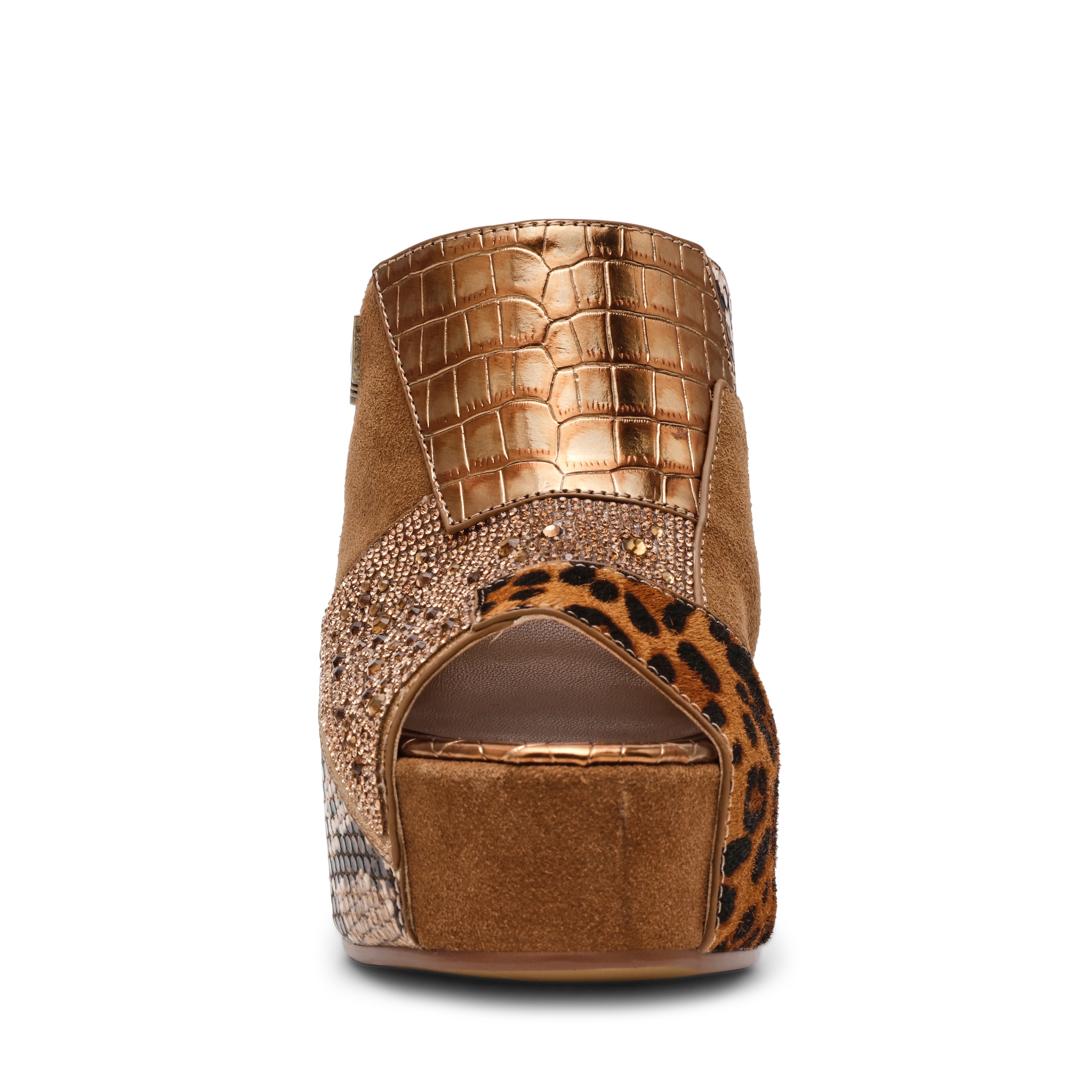 Telescope Gold Multi Heeled Sandal