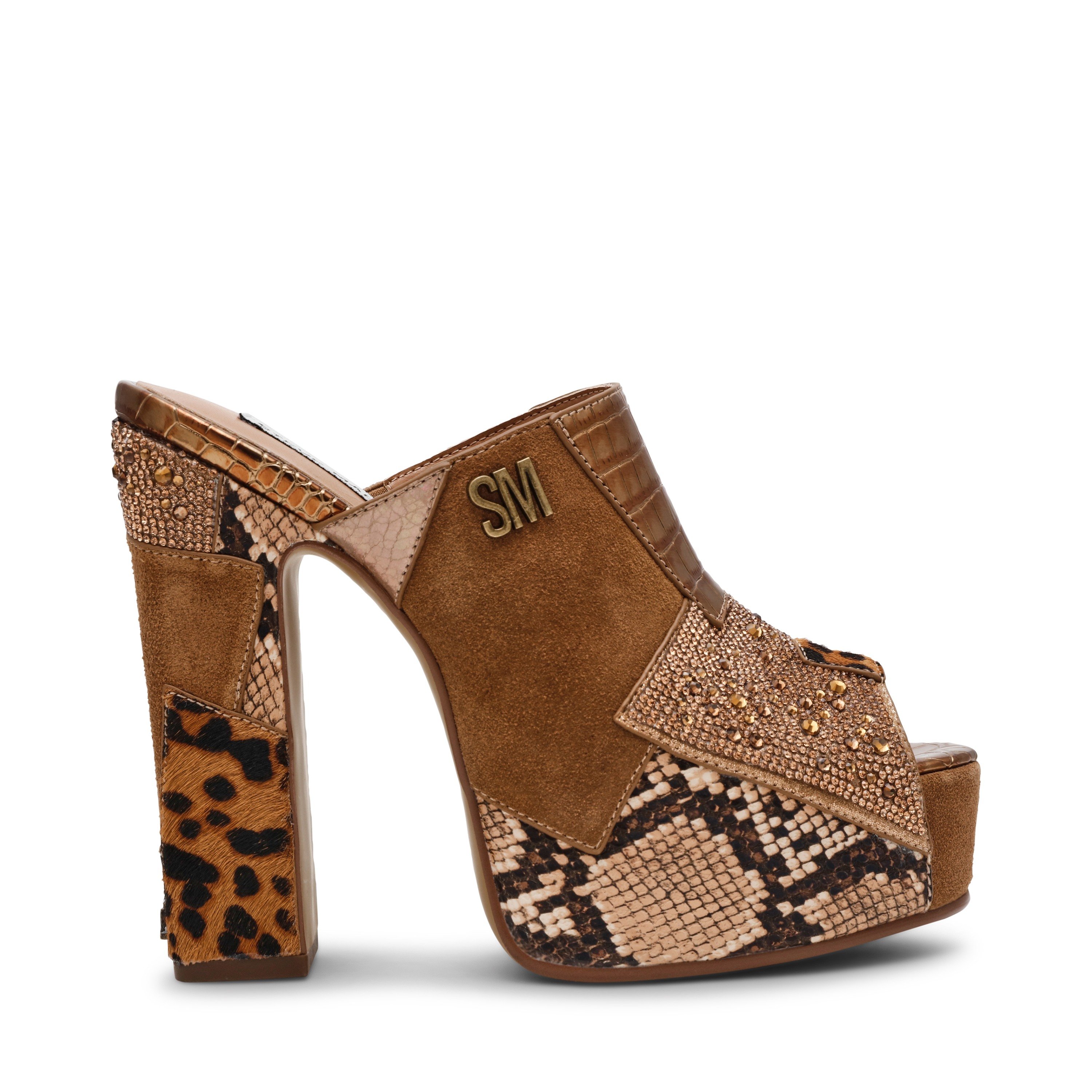 Telescope Gold Multi Heeled Sandal