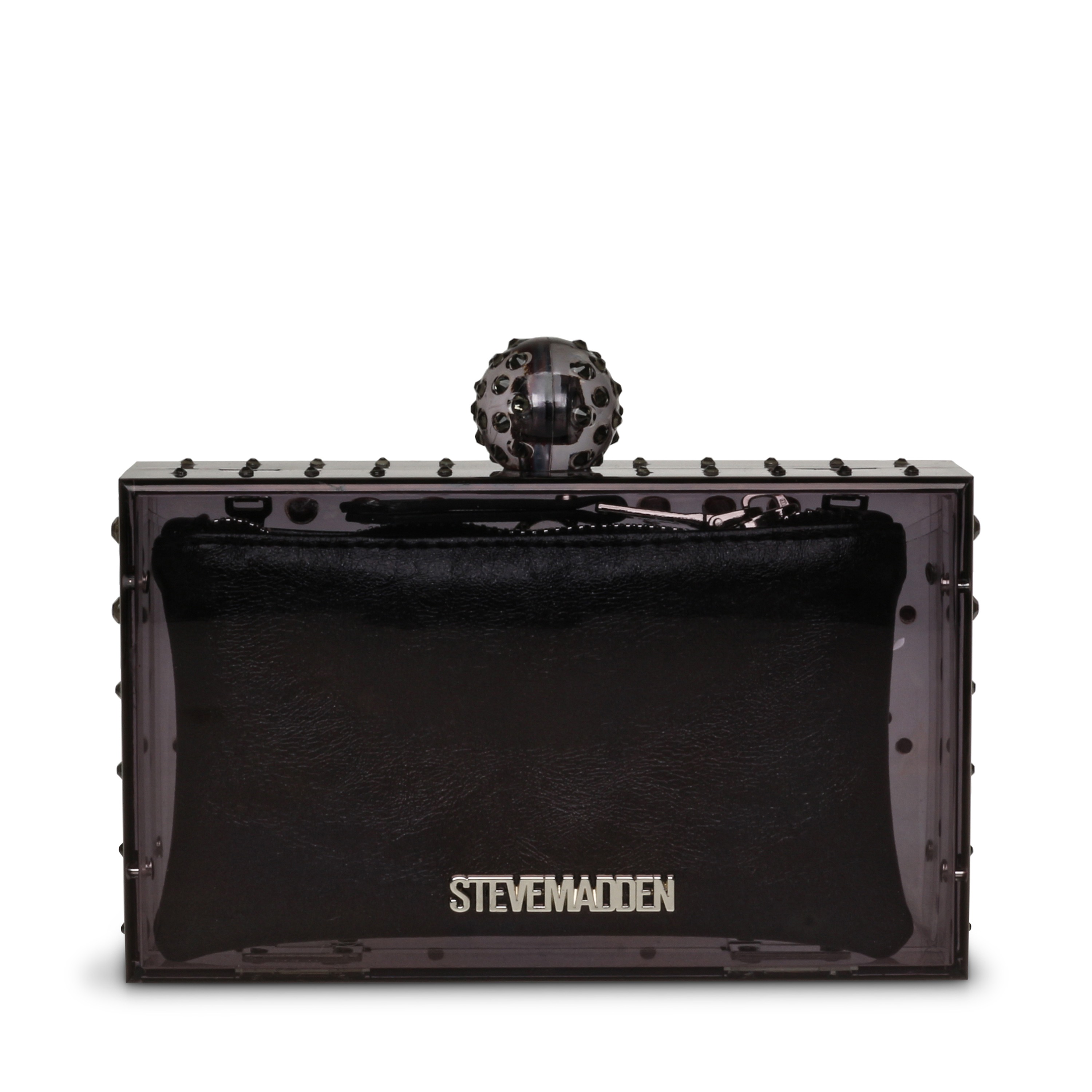 Bangels Black/Silver Clutches & Wallets