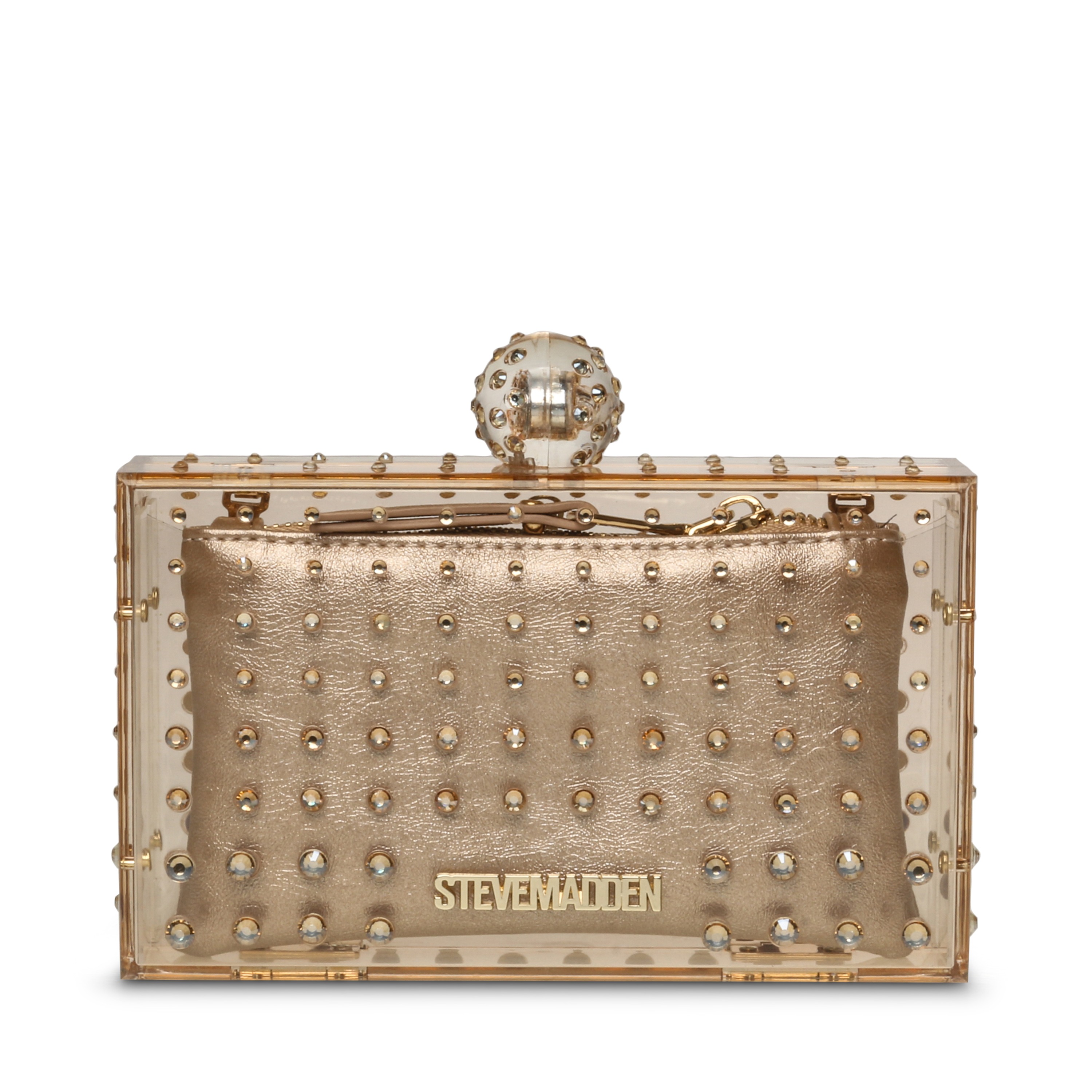 Bteaser Gold Clutches & Wallets