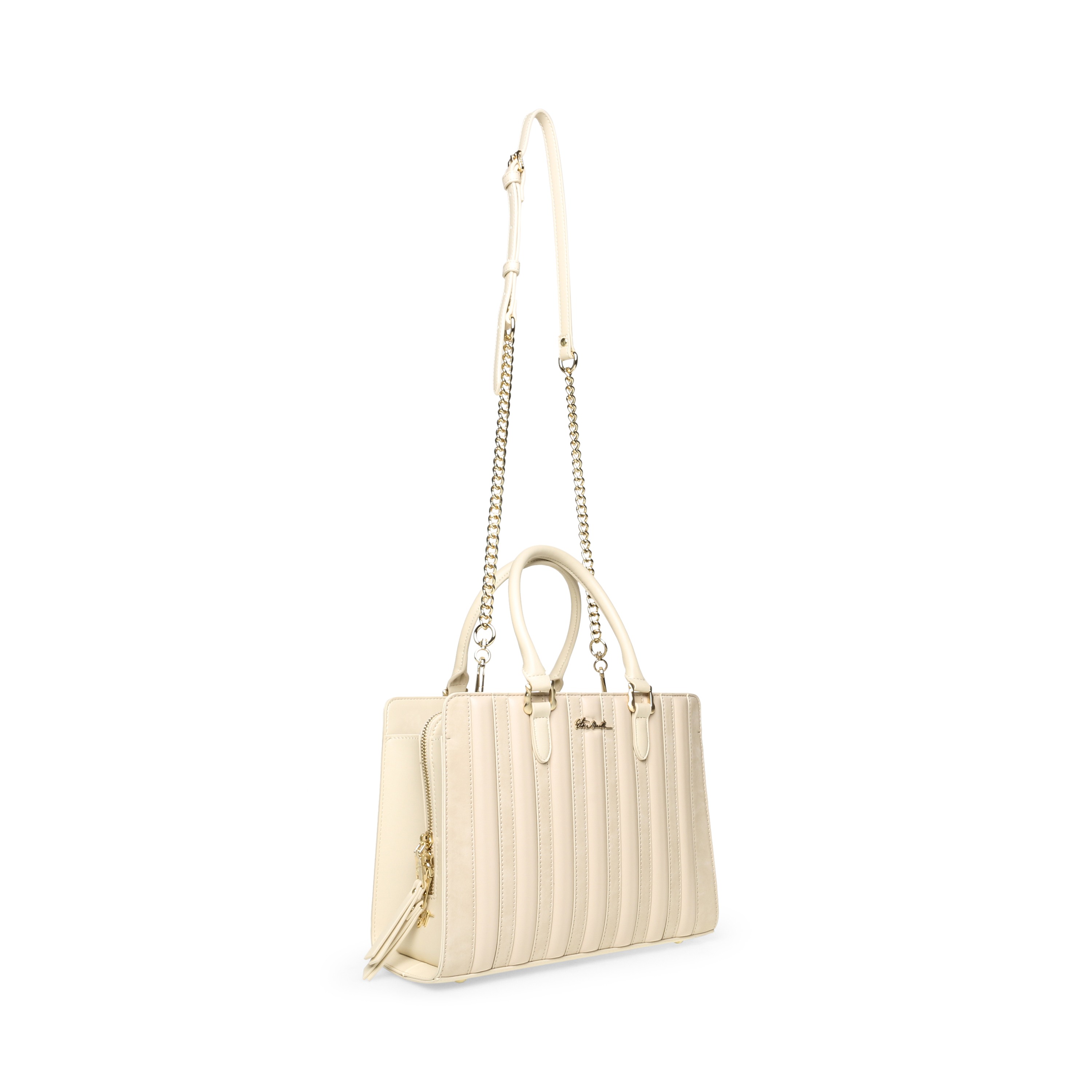 BLINGER Beige Gold Tote