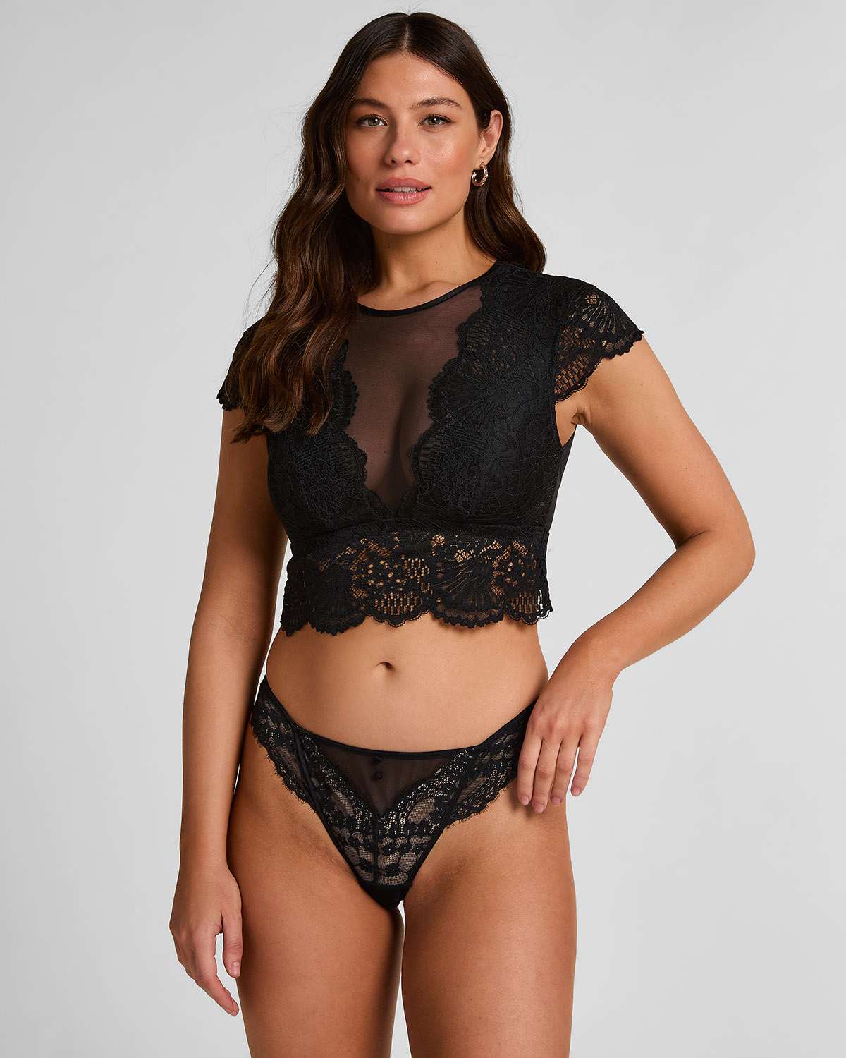 Black Essie High Neck Bralette