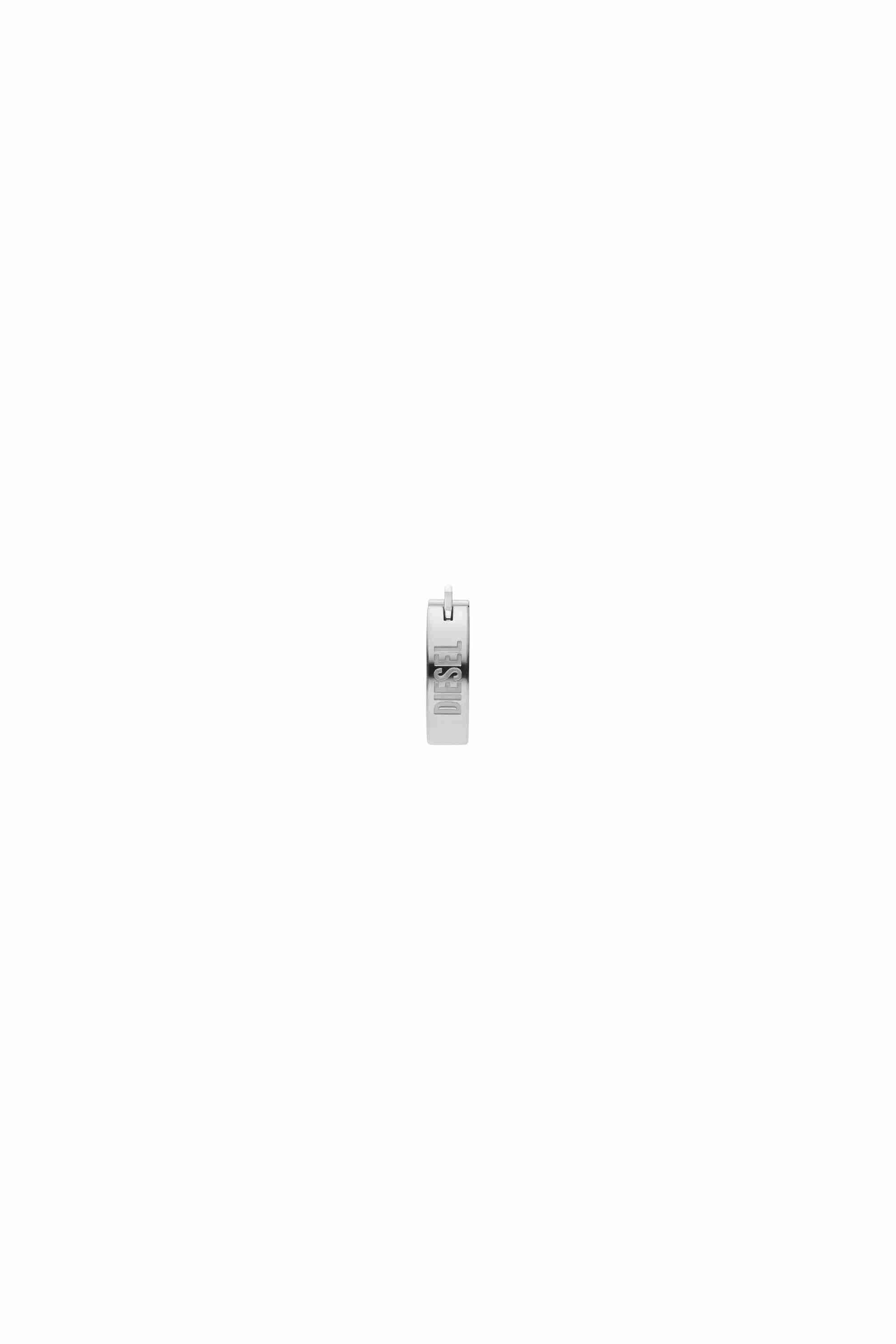 Silver Stainless Steel Hoop Earring