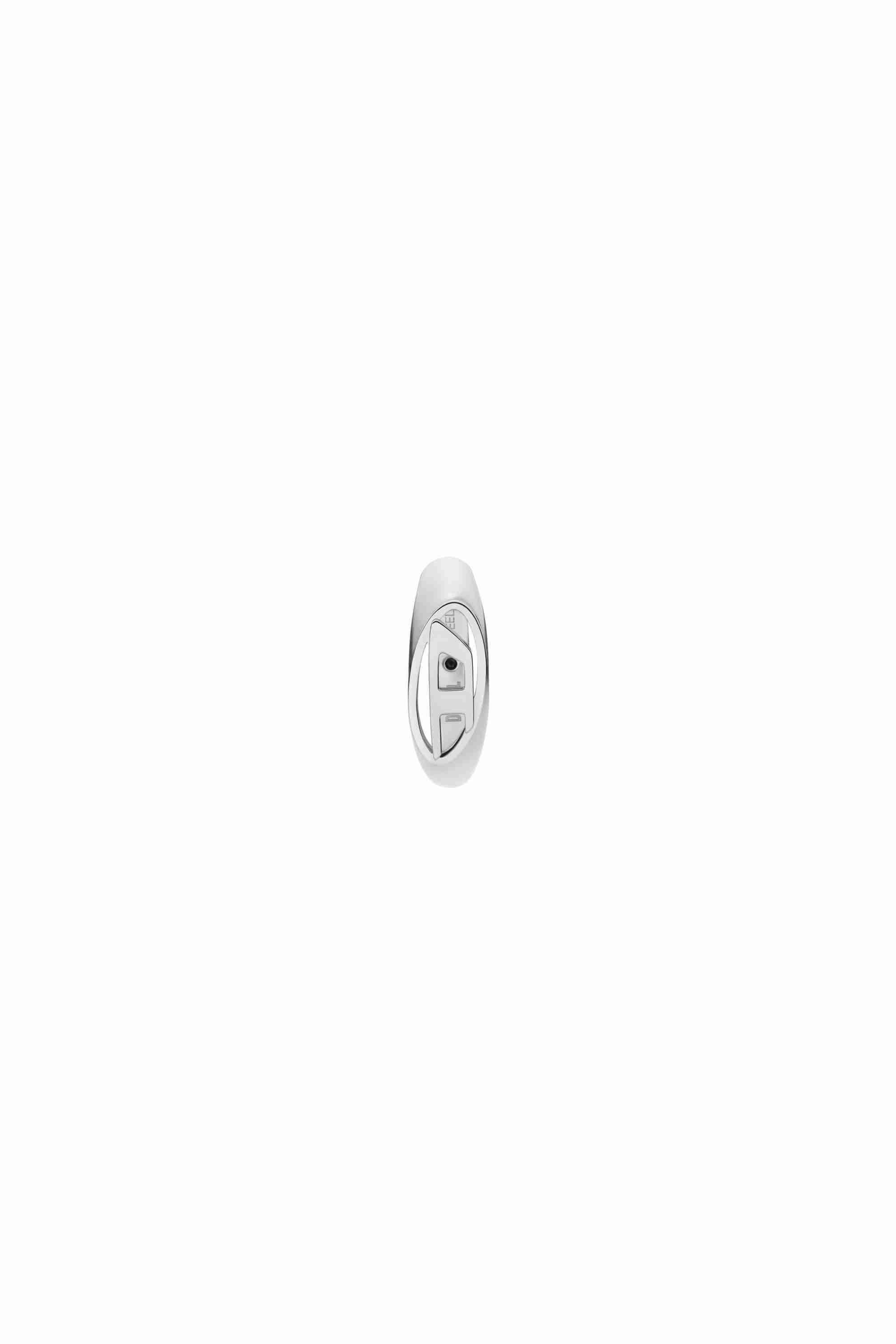 Silver Stainless Steel Hoop Earring