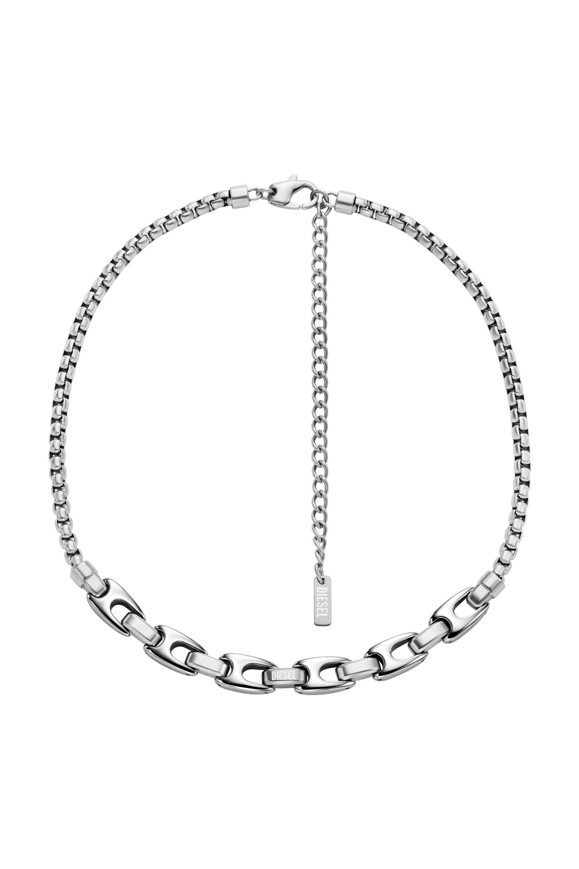 Silver Stainless Steel Chain Necklace