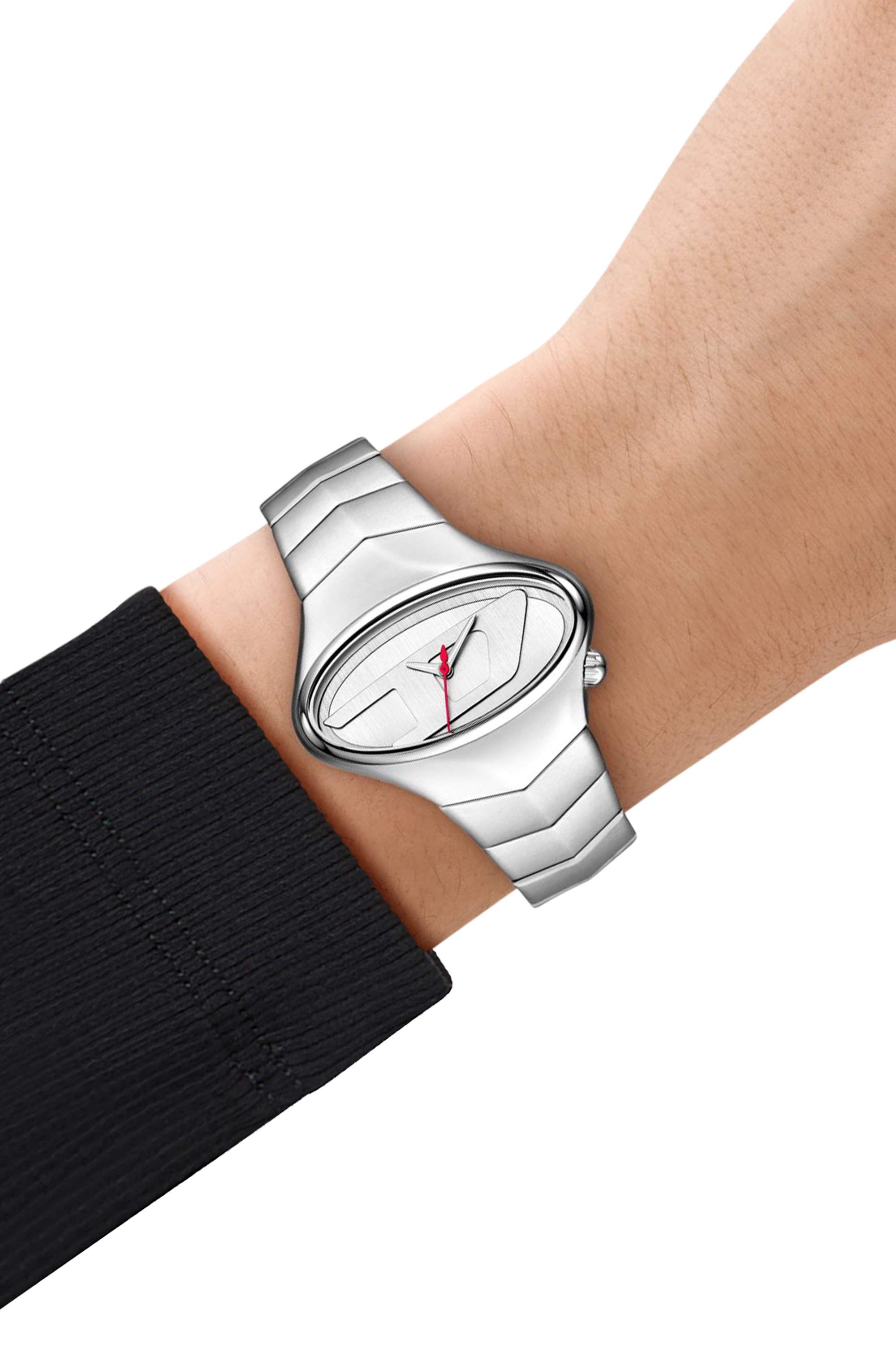 Silver D-Rush Stainless Steel Watch