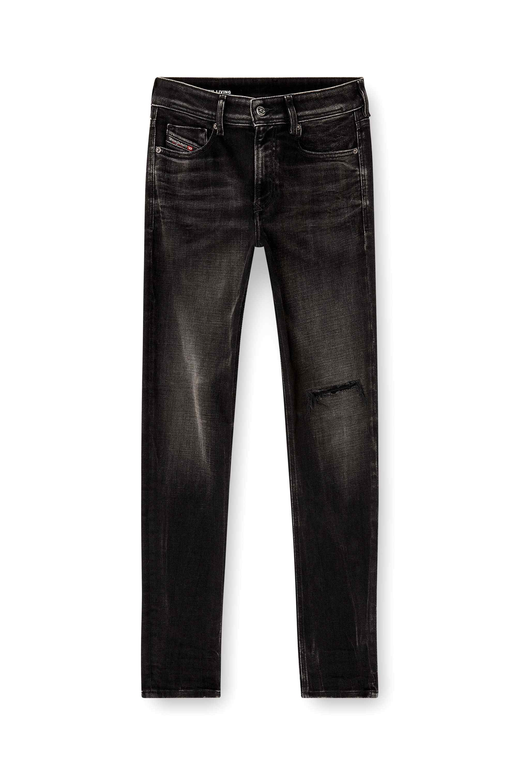 Black Skinny Fit Jeans - 1979 Sleenker