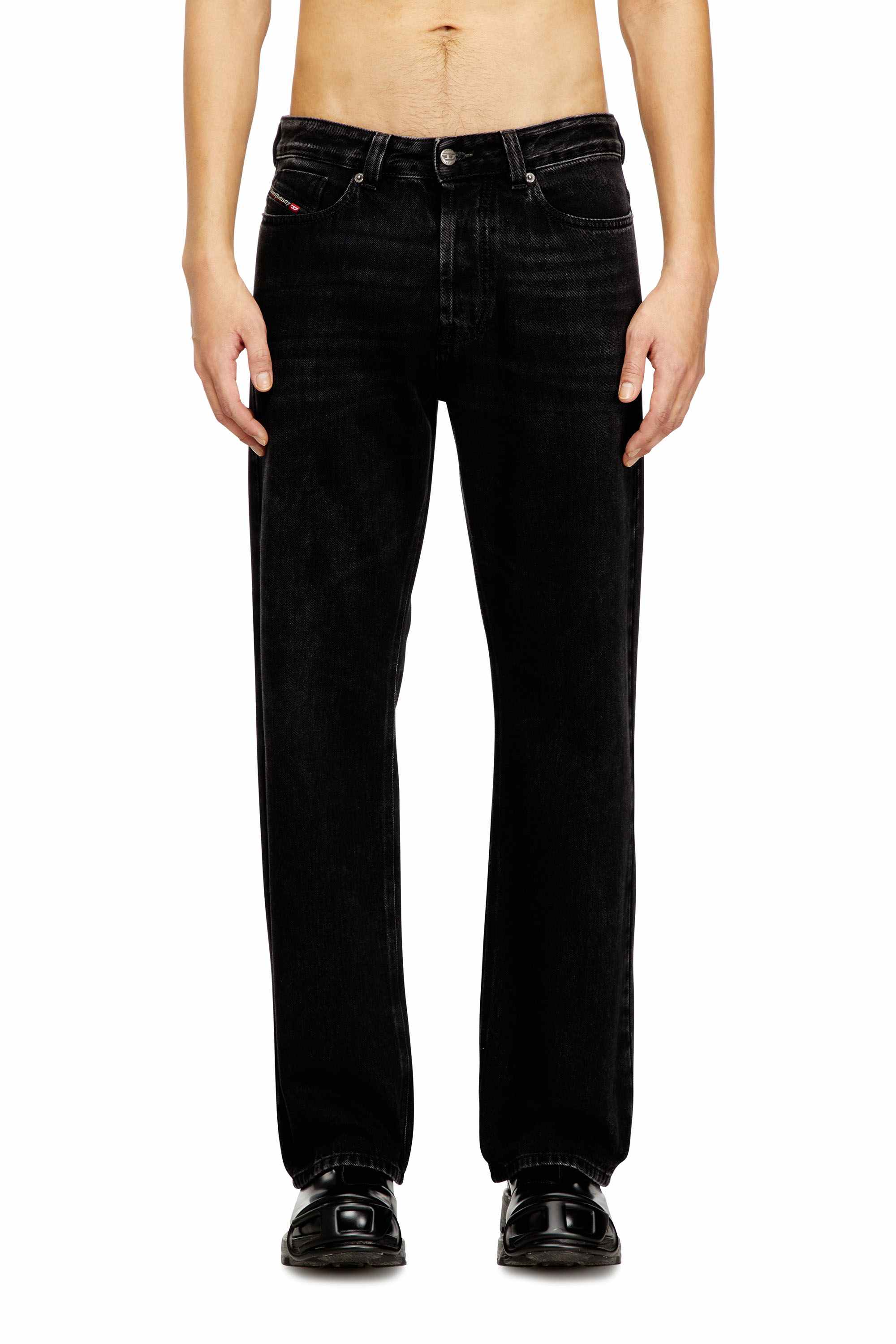 Black Relaxed Fit Jeans - 1980 D-Eeper