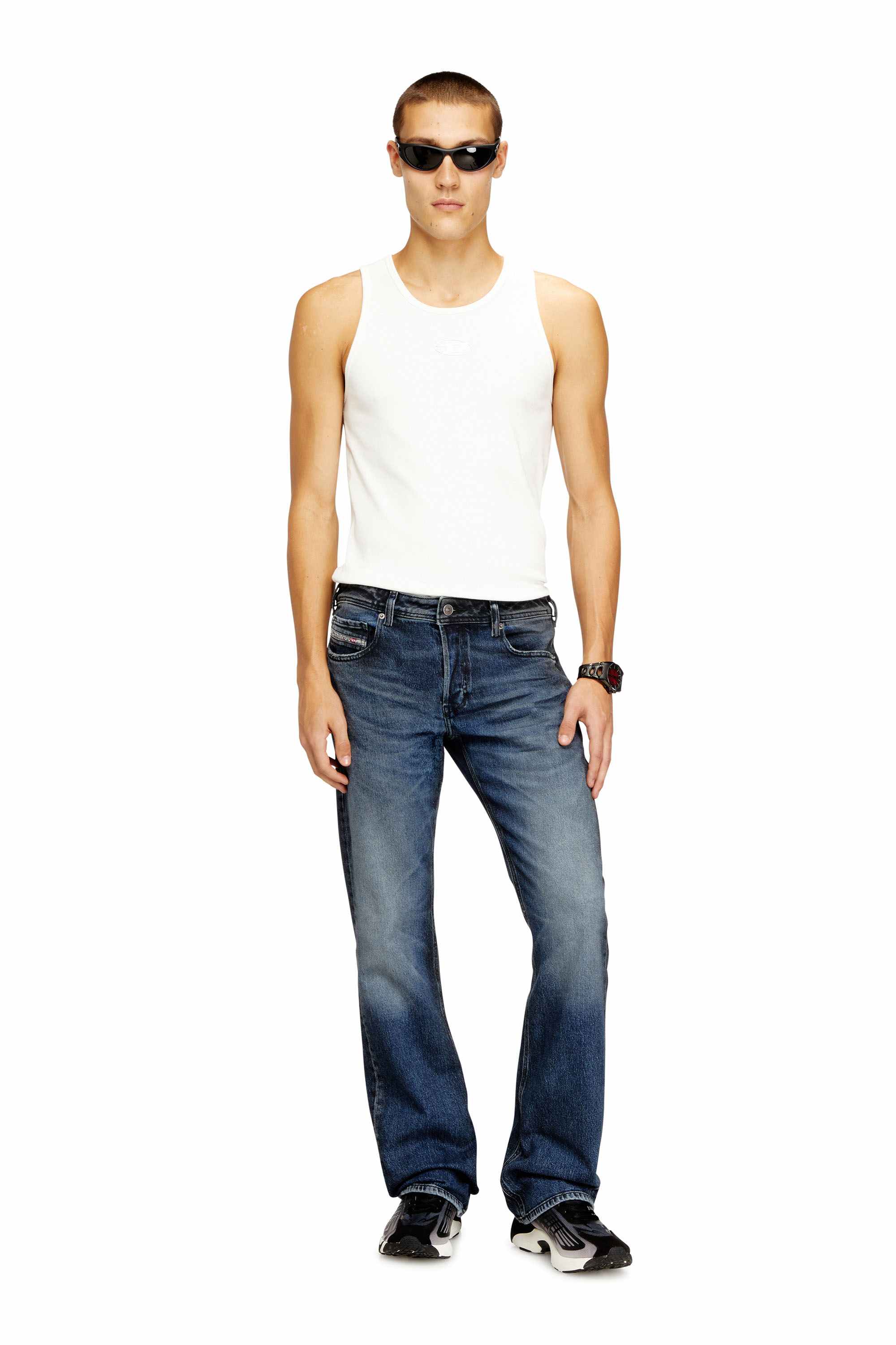 Mid Blue Bootcut Fit Jeans - 2007 Zatiny