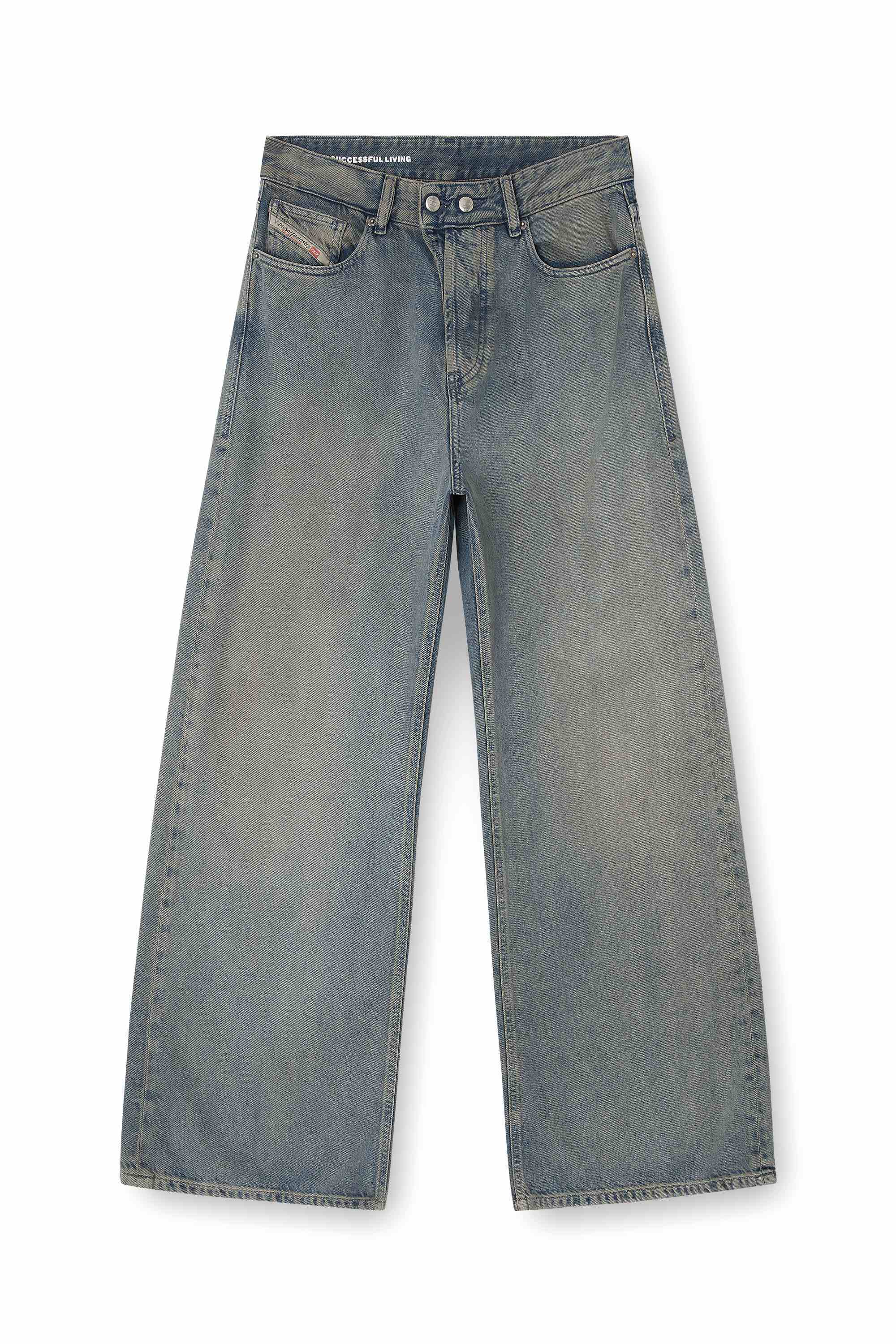 Mid Blue Relaxed Fit Jeans - 1996 D-Sire