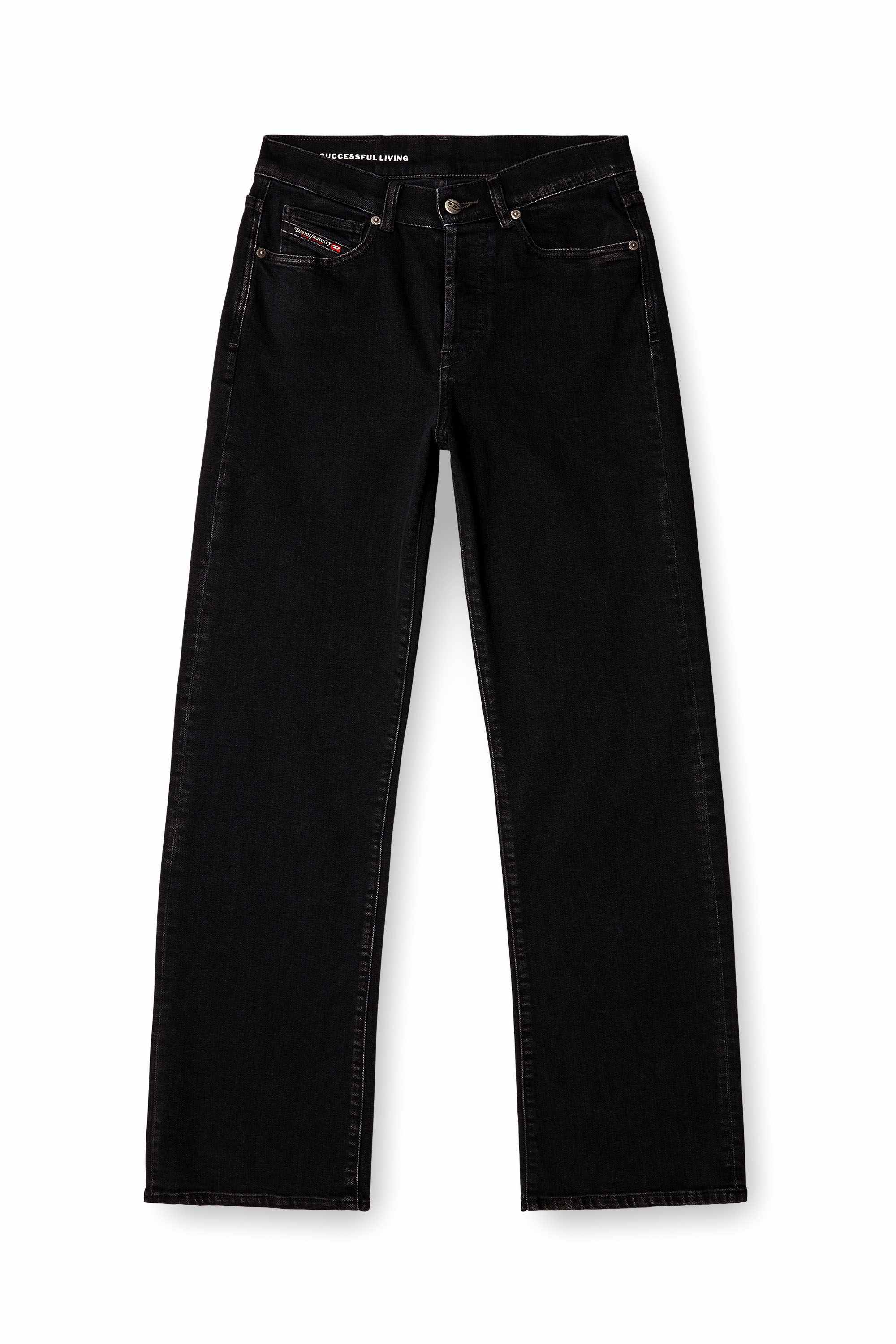 Black Regular Fit Jeans - 1971 D-Sent