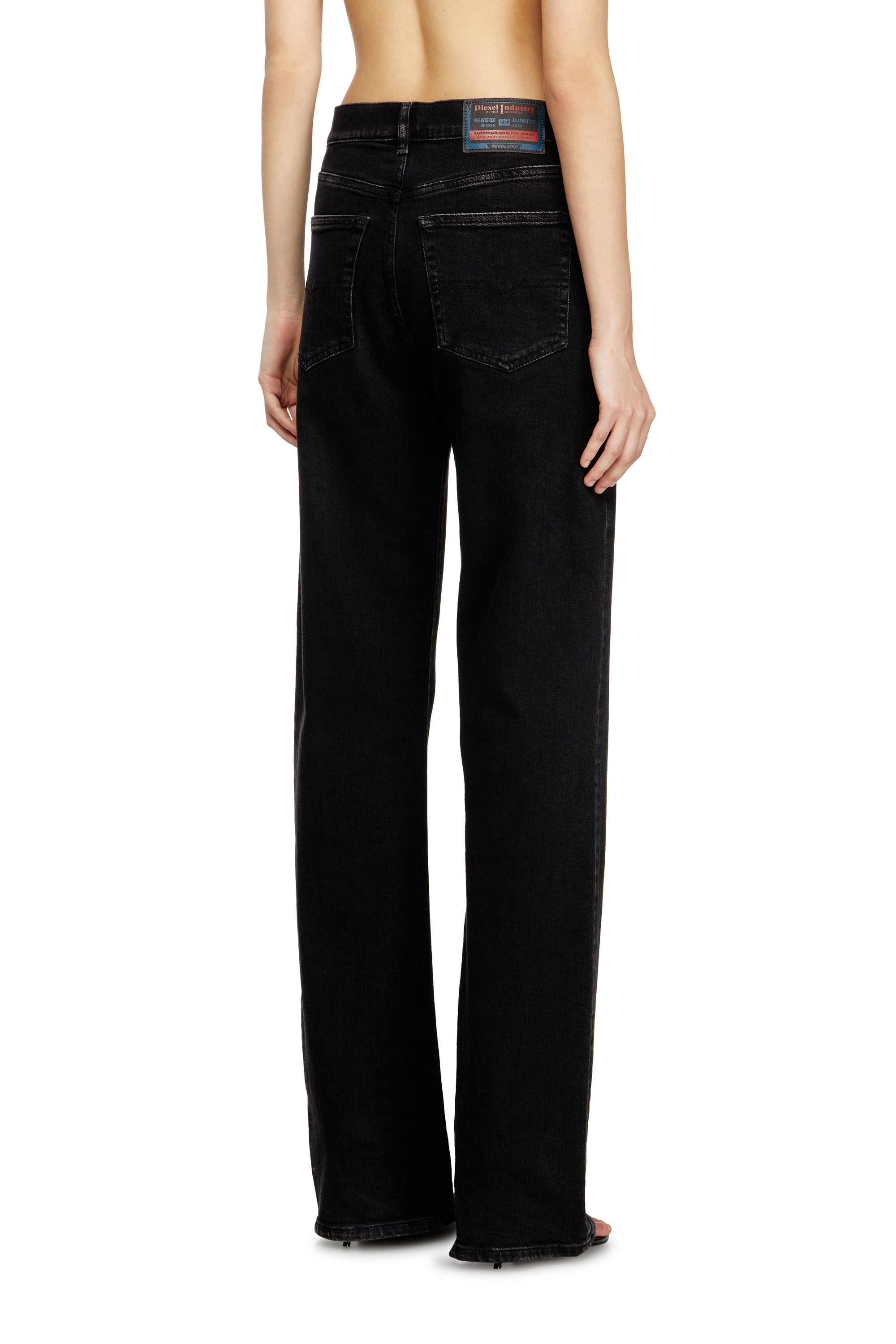 Black Regular Fit Jeans - 1971 D-Sent