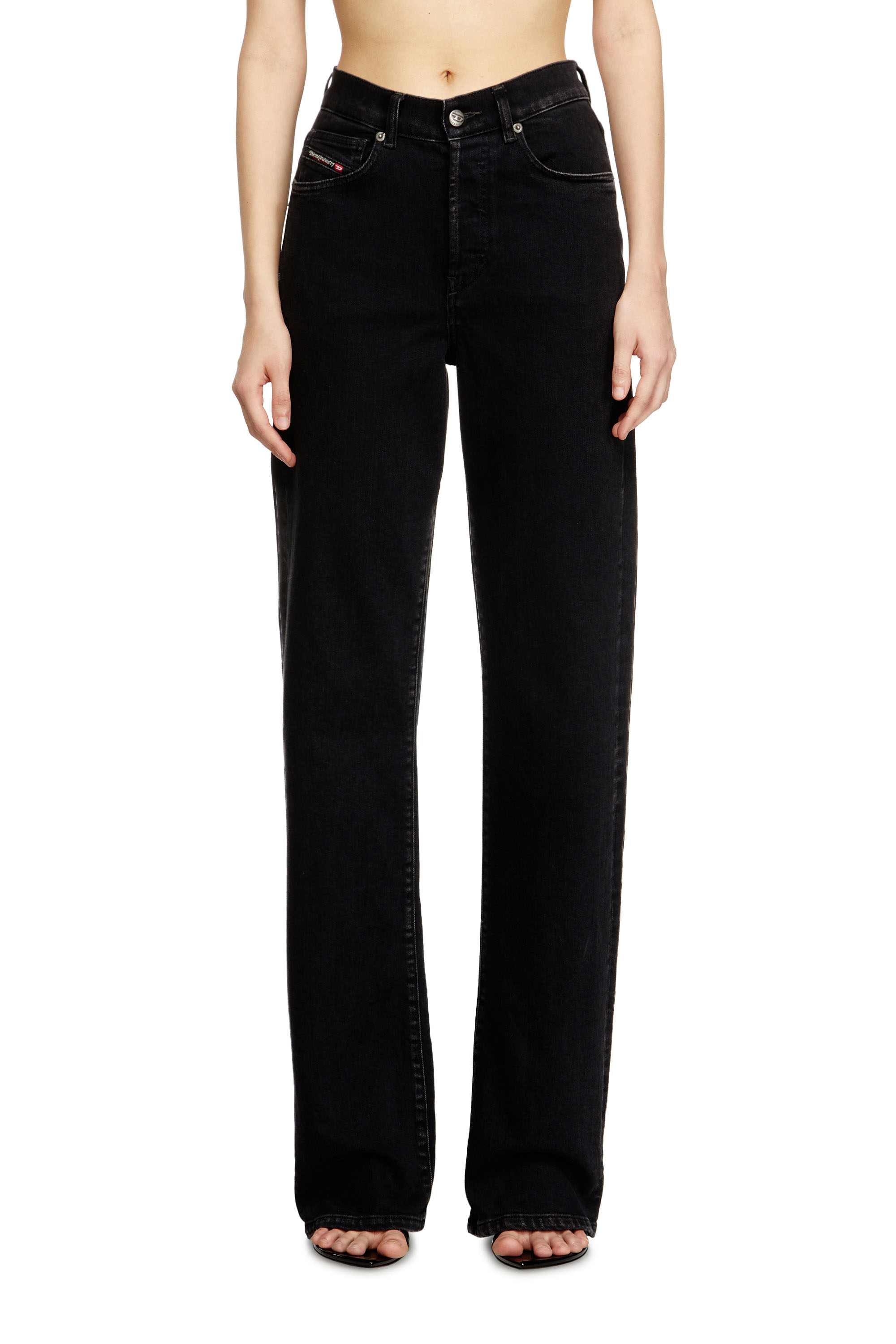 Black Regular Fit Jeans - 1971 D-Sent