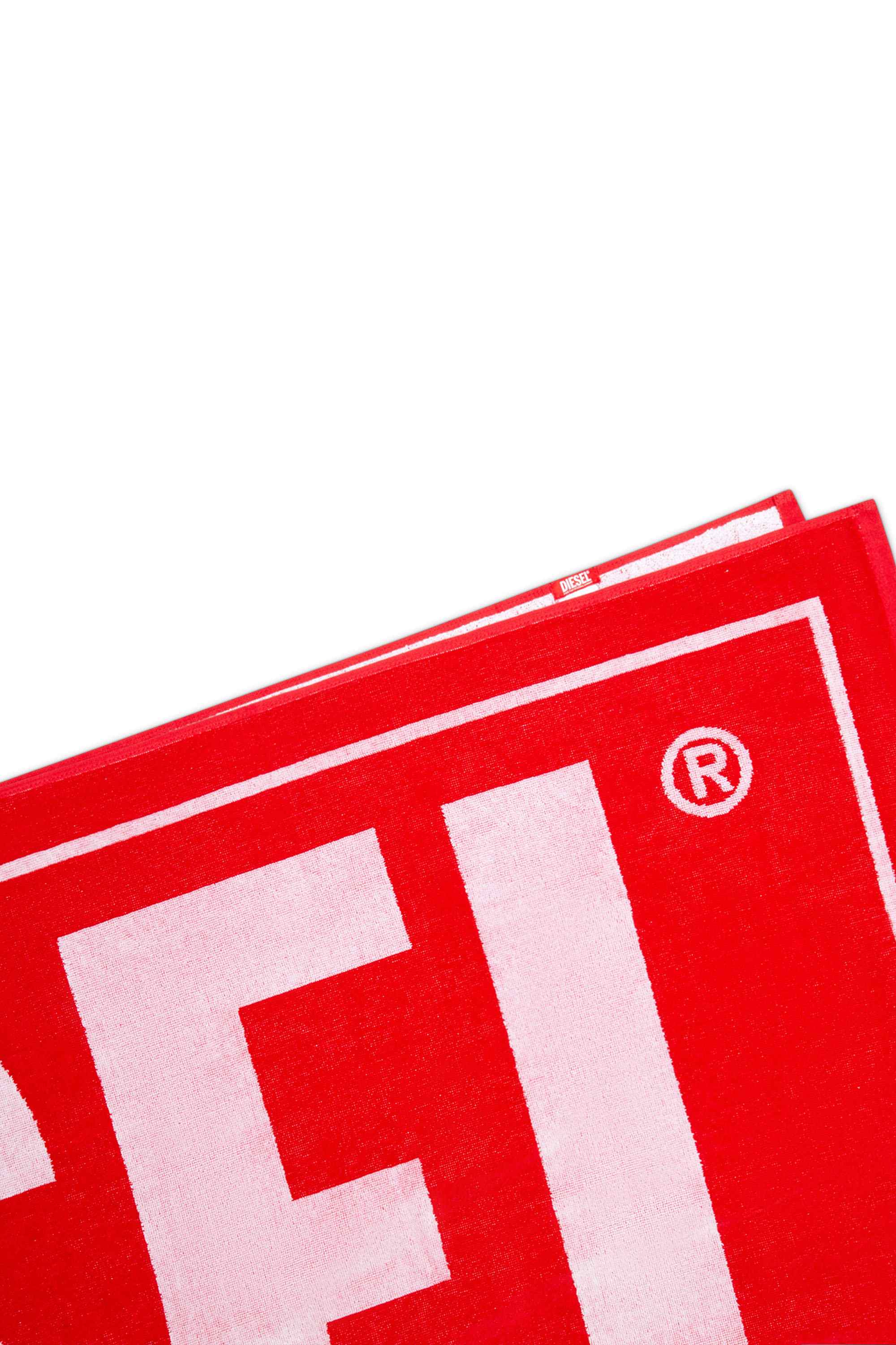 Red Successful-logo beach towel