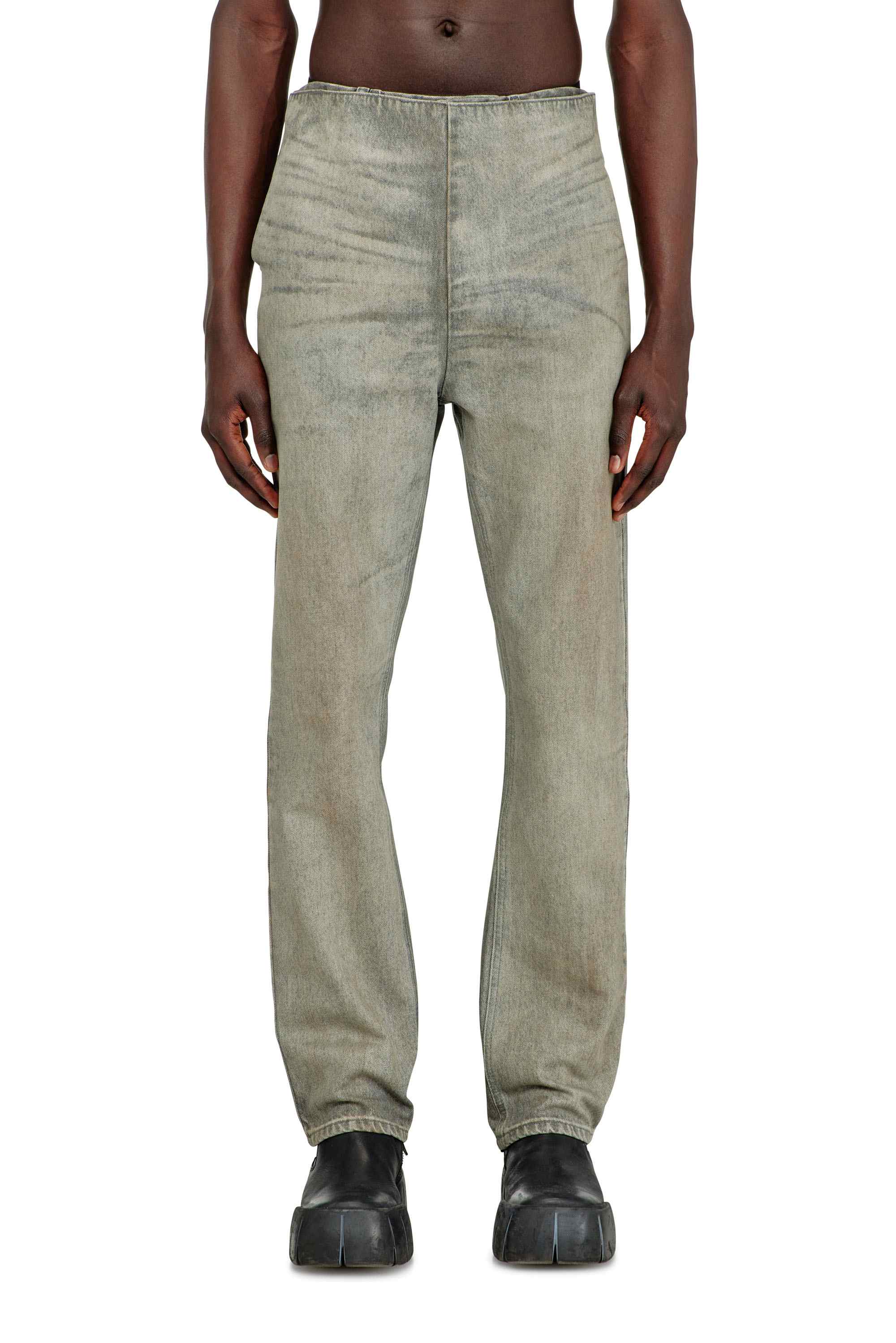 Black Slim Fit Slim Jeans - D-Thanor