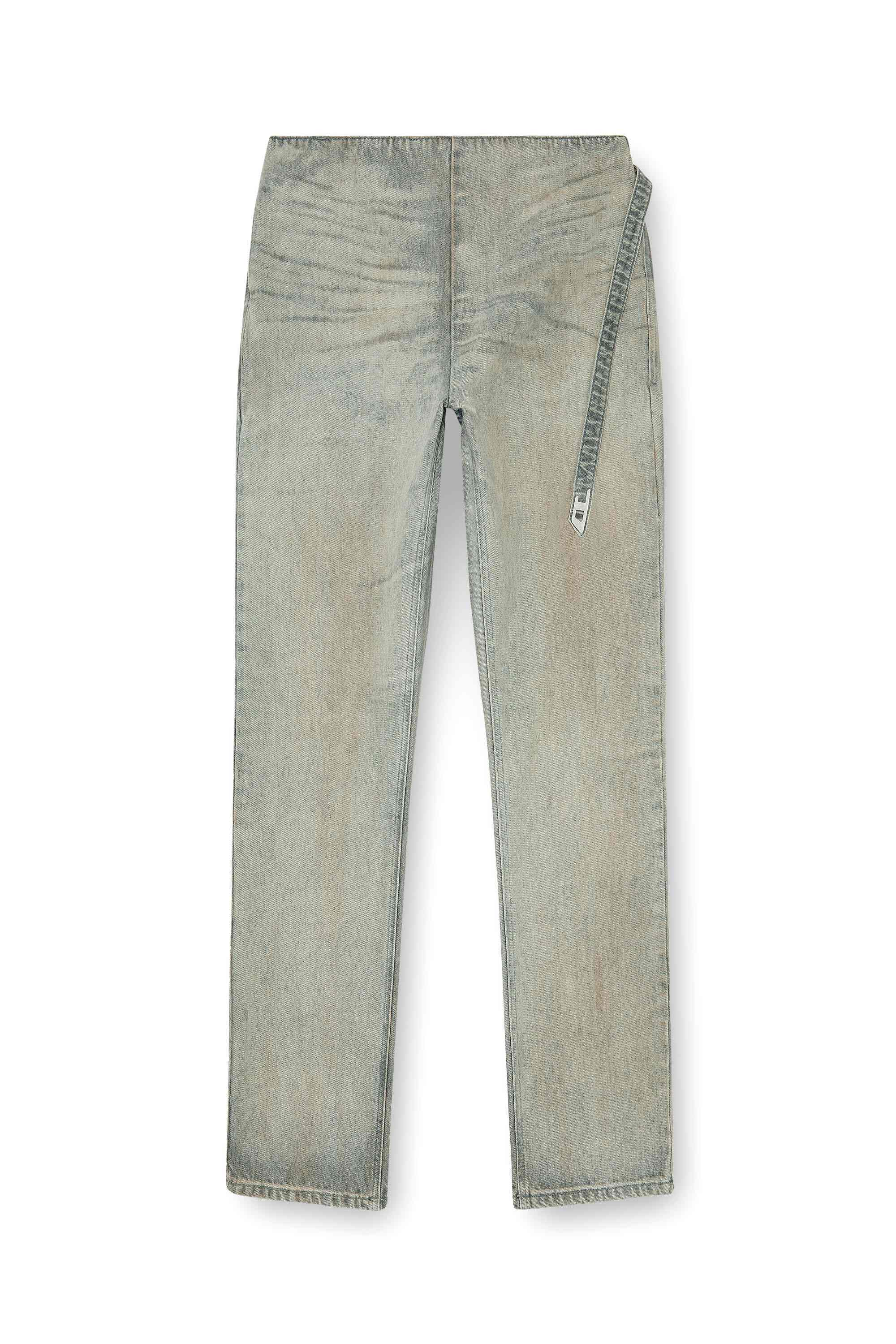 Black Slim Fit Slim Jeans - D-Thanor