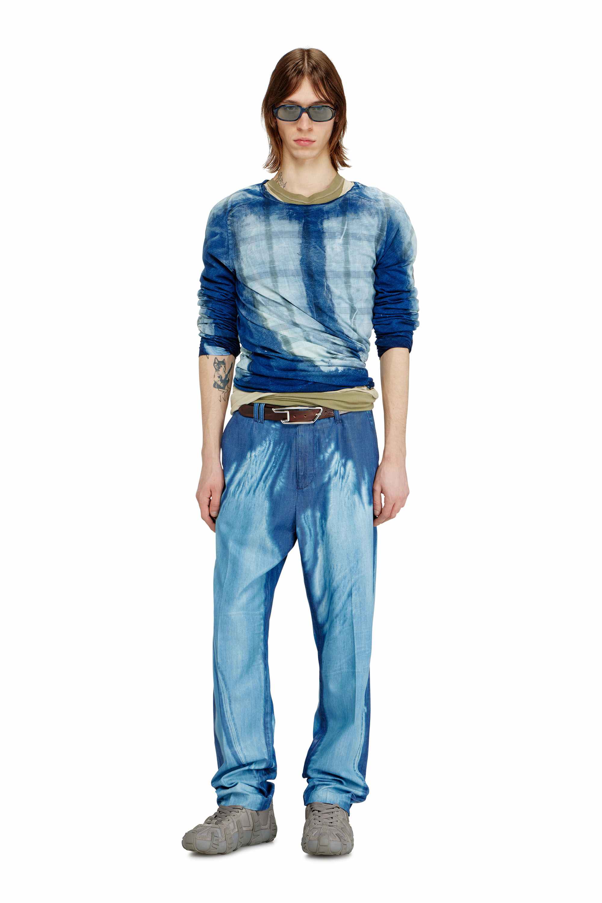 Blue Slim Fit Slim Jeans - D-Askar
