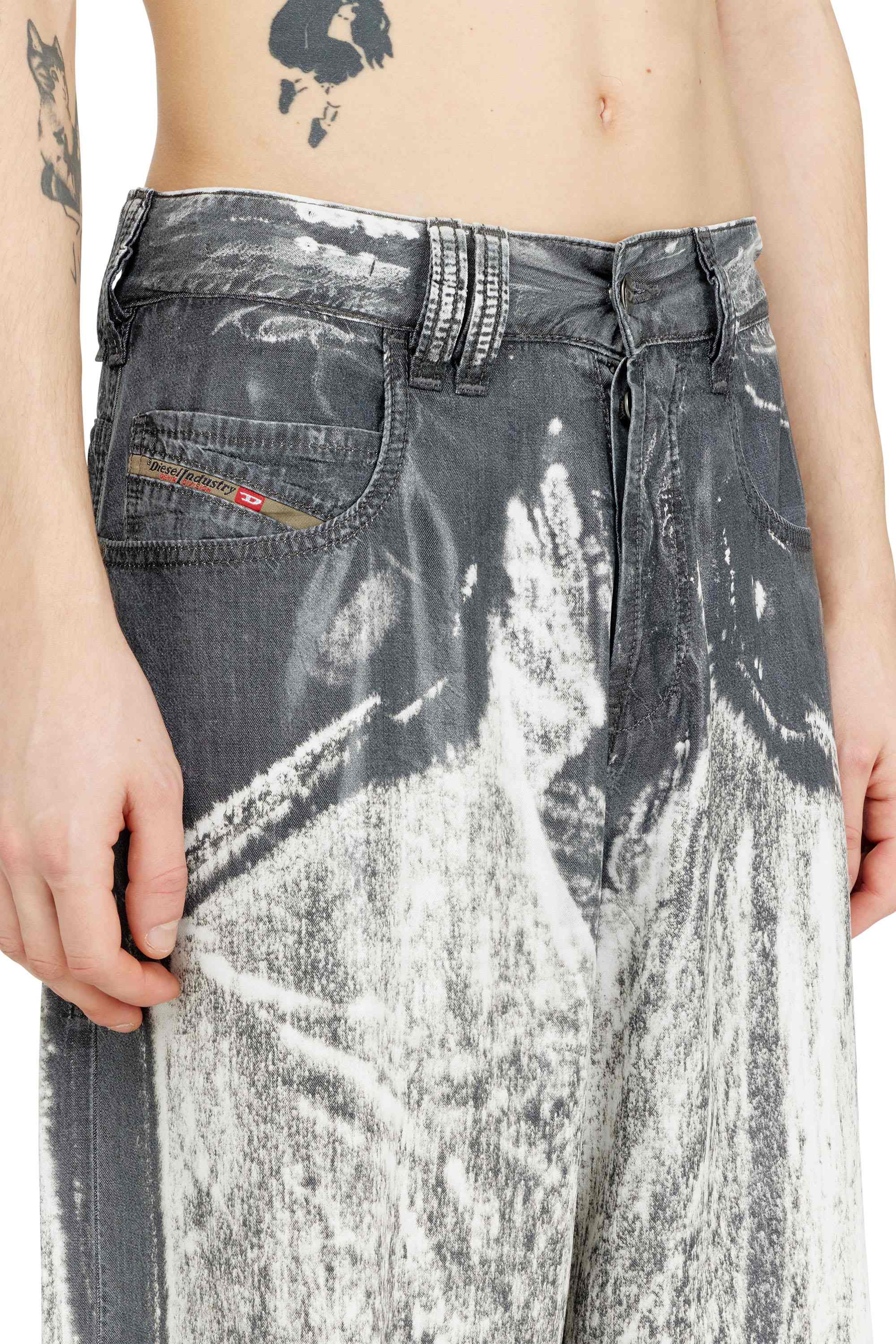 Black Relaxed Fit Relaxed Jeans - 1997 D-Enim-M