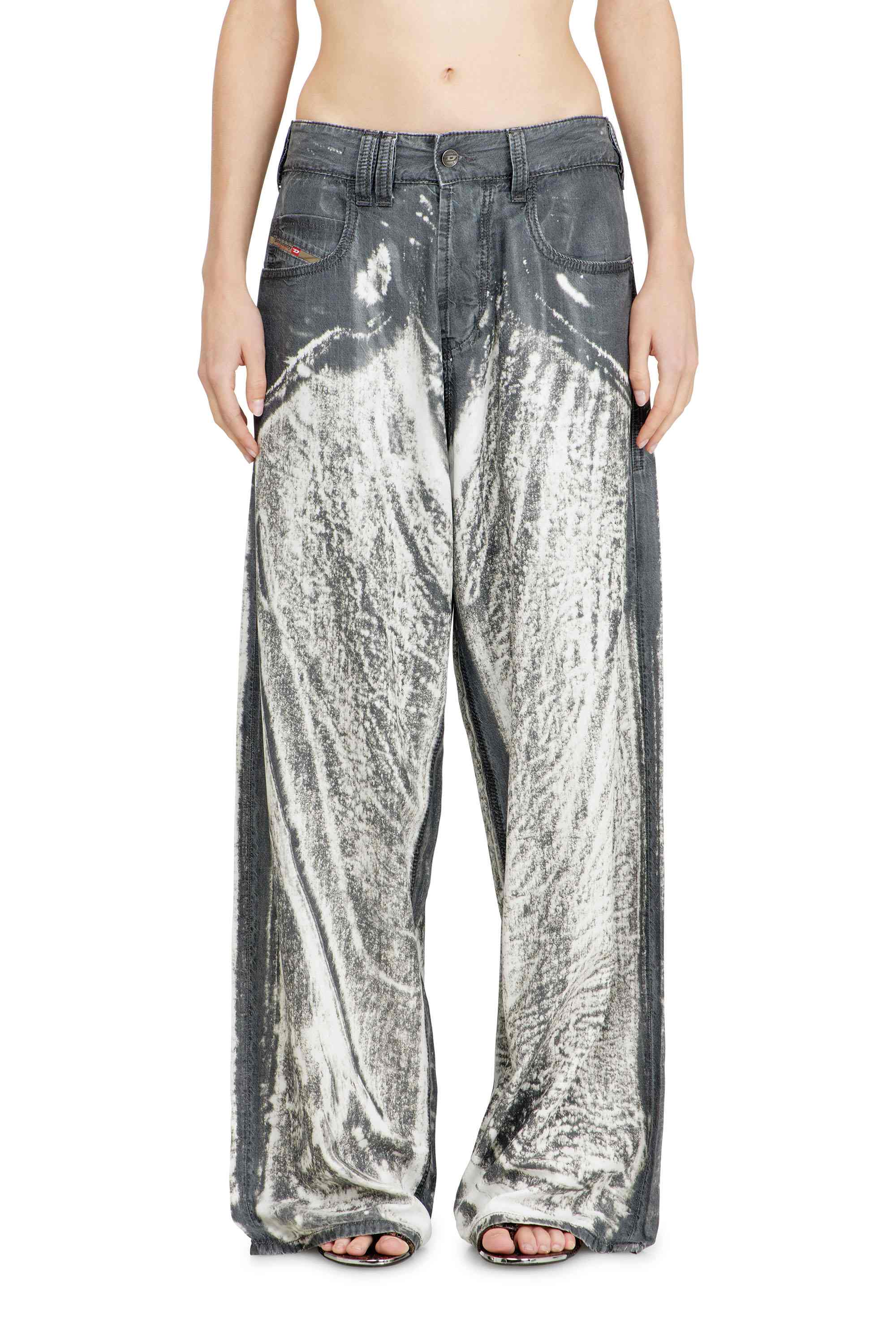 Black Relaxed Fit Relaxed Jeans - 1997 D-Enim-M