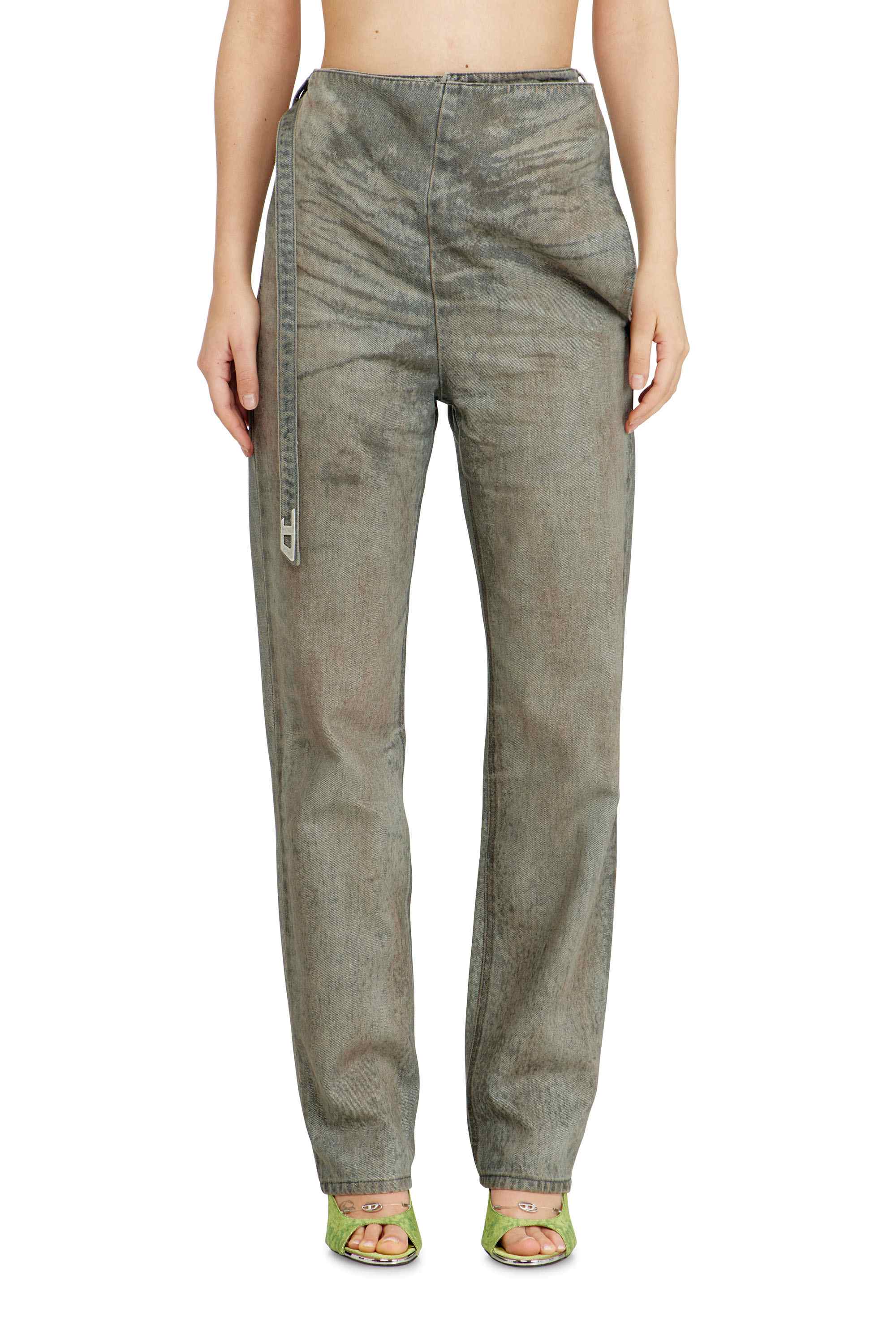 Black Slim Fit Slim Jeans - D-Thalira