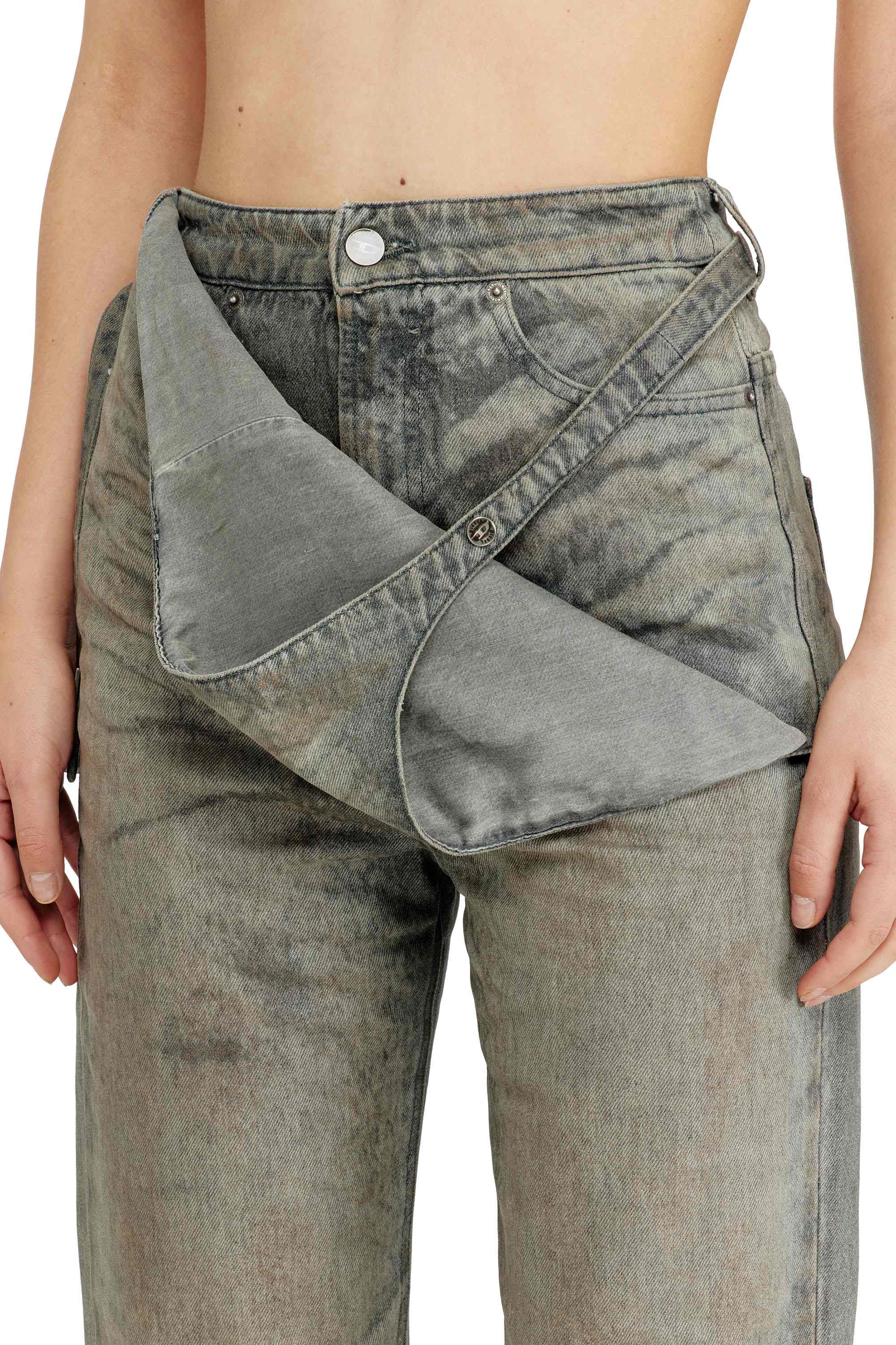 Black Slim Fit Slim Jeans - D-Thalira