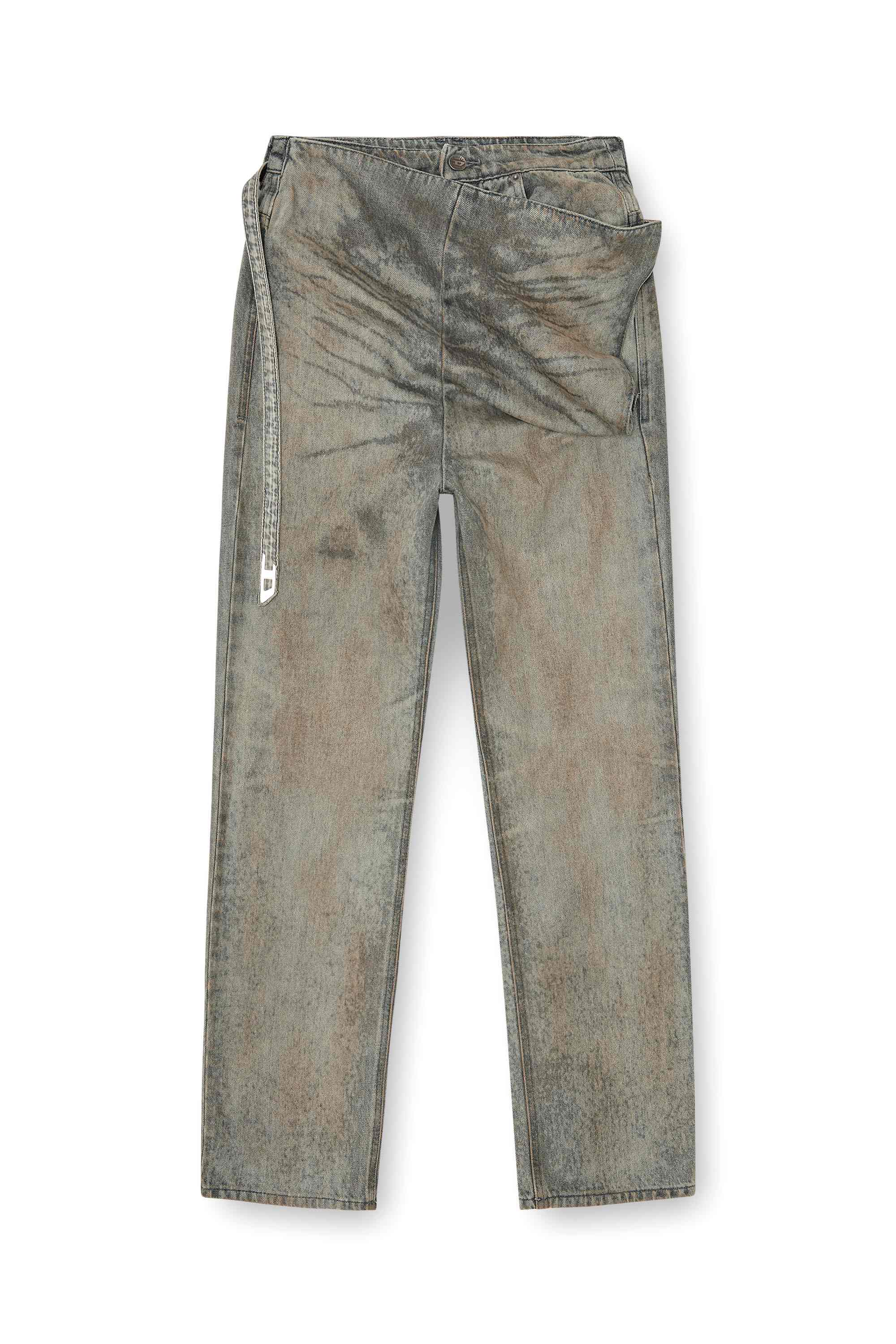 Black Slim Fit Slim Jeans - D-Thalira
