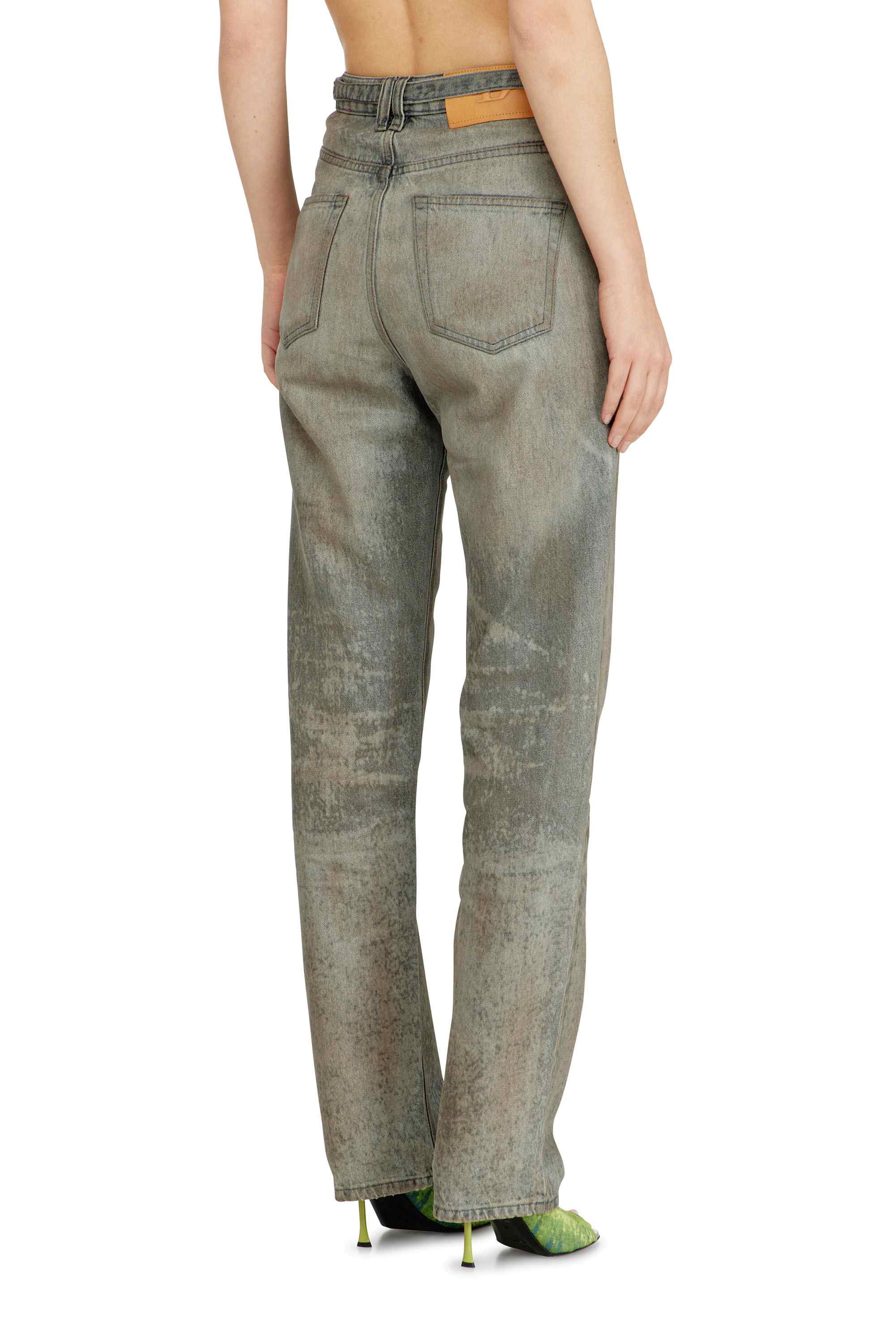 Black Slim Fit Slim Jeans - D-Thalira
